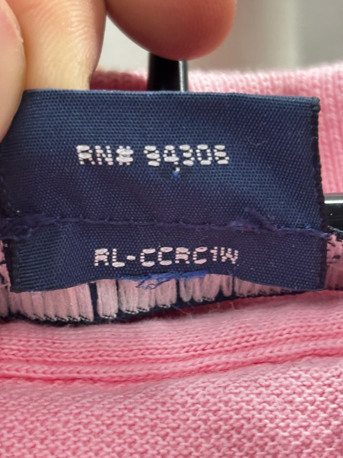 랄프로렌 핑크 카라티 S 상품이미지5