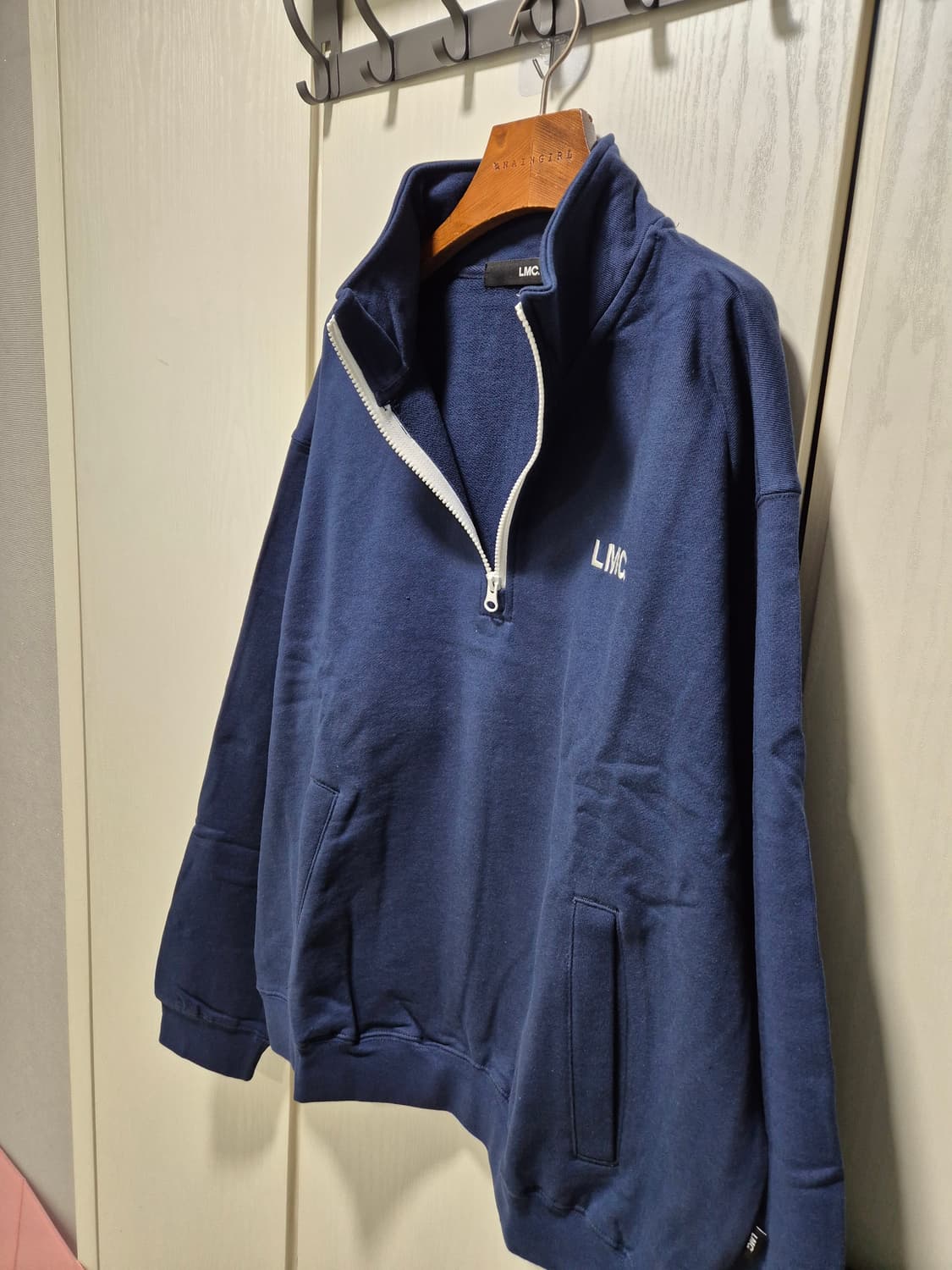 LMC 하프집업 네이비 맨투맨.새상품 상품이미지7