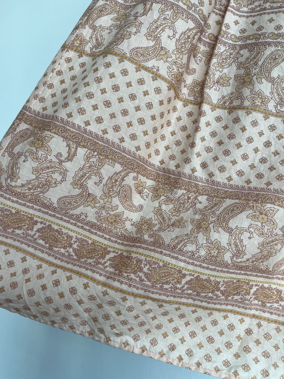 *SALE) 브라운 에스닉 미디 스커트 상품이미지3