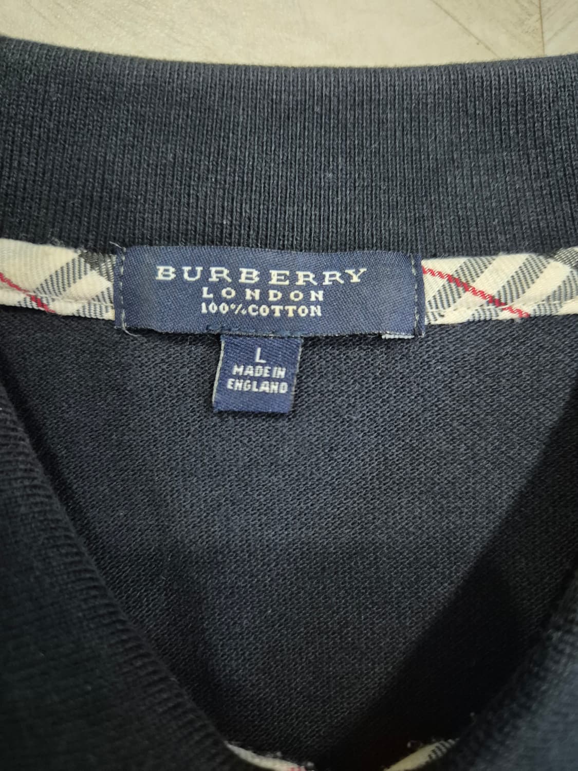 정품 버버리 남성 집업 폴로셔츠 상품이미지2