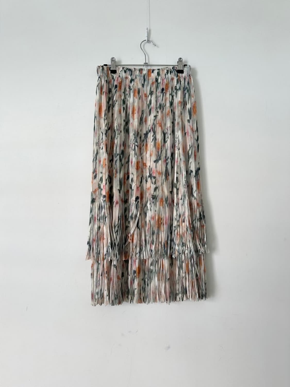 Brush pattern fringe art skirt  상품이미지3