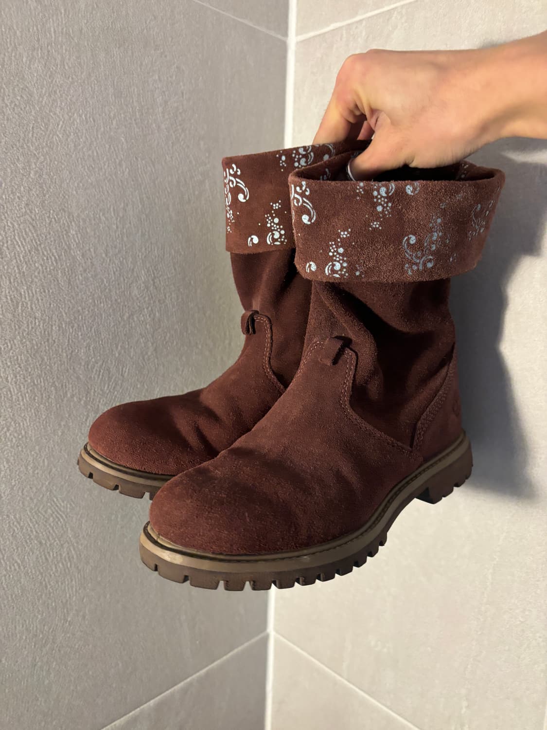 팀버랜드 스웨이드 롤탑 부츠 상품이미지2