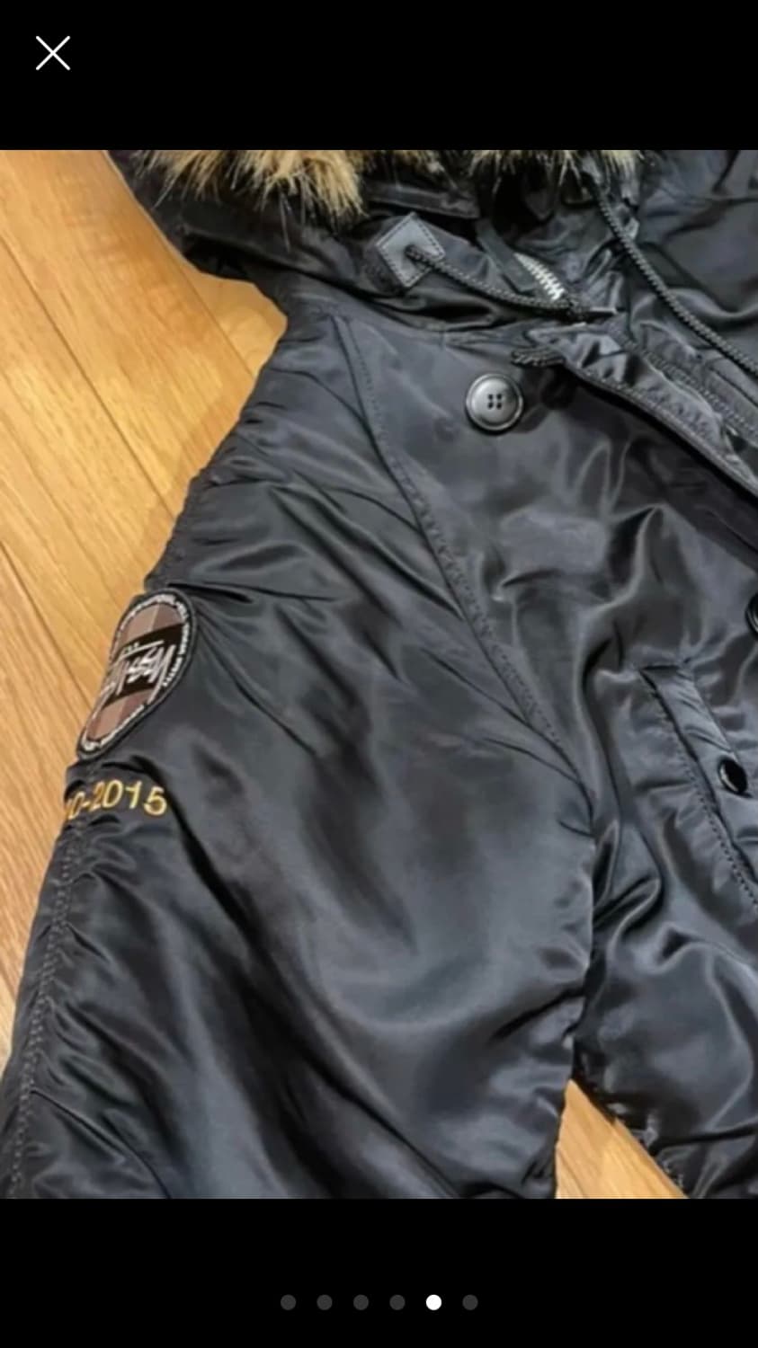 스투시 x 알파인더스트리 35주년 N3B 파카 M 상품이미지5