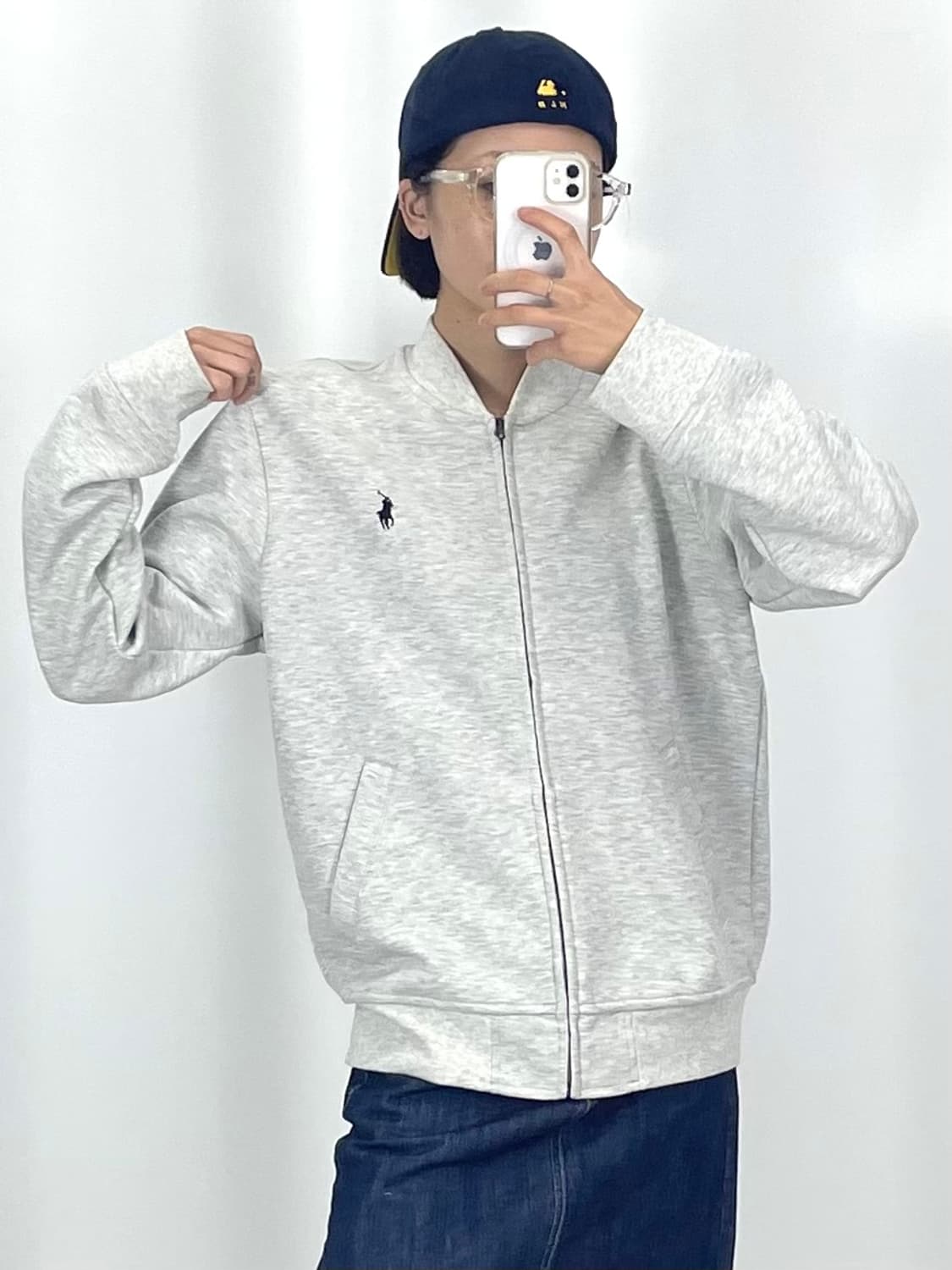  [L]폴로 그레이 집업 상품이미지1