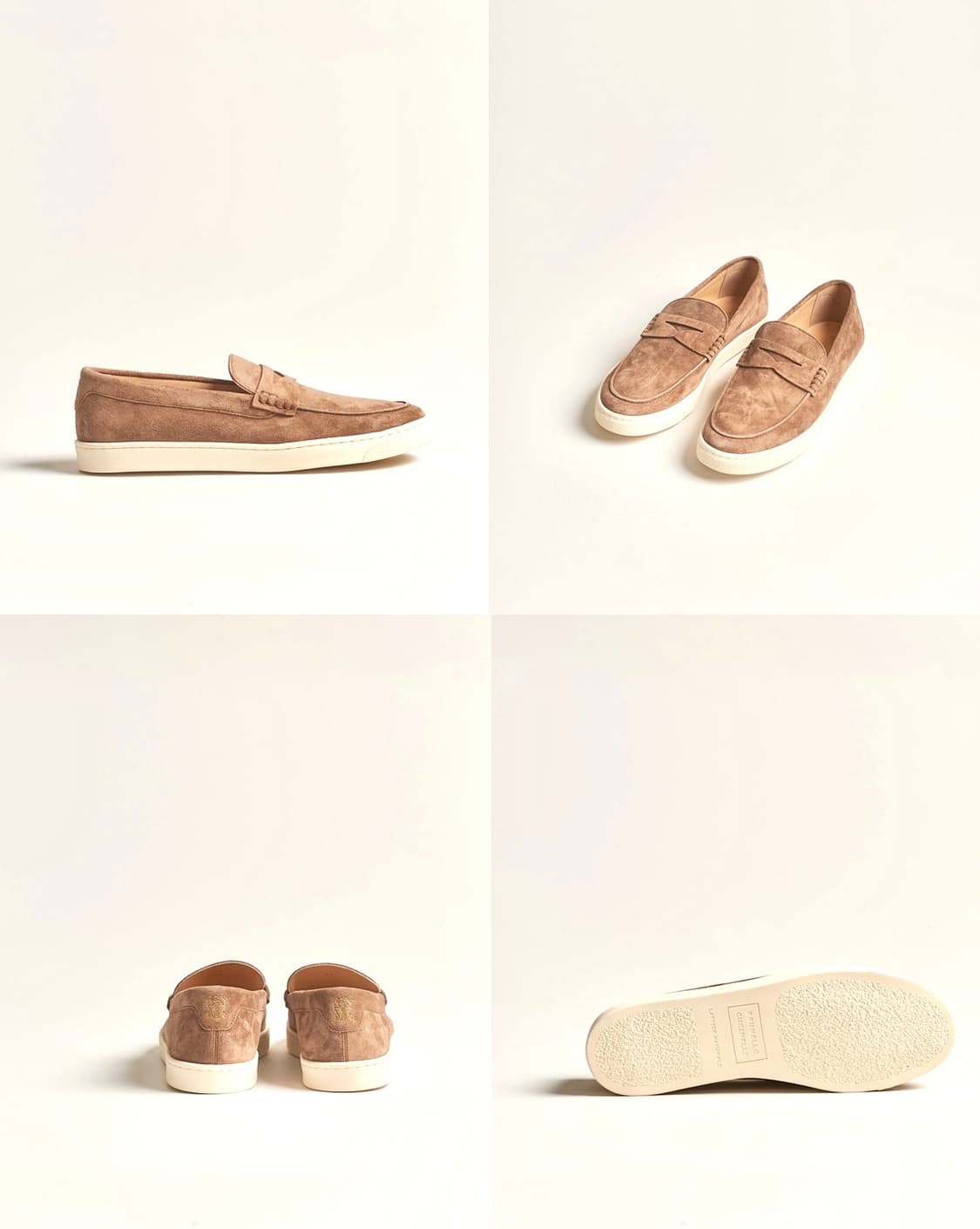 브루넬로 쿠치넬리 / 스웨이드 로퍼 스니커즈 / 43 새상품 상품이미지6