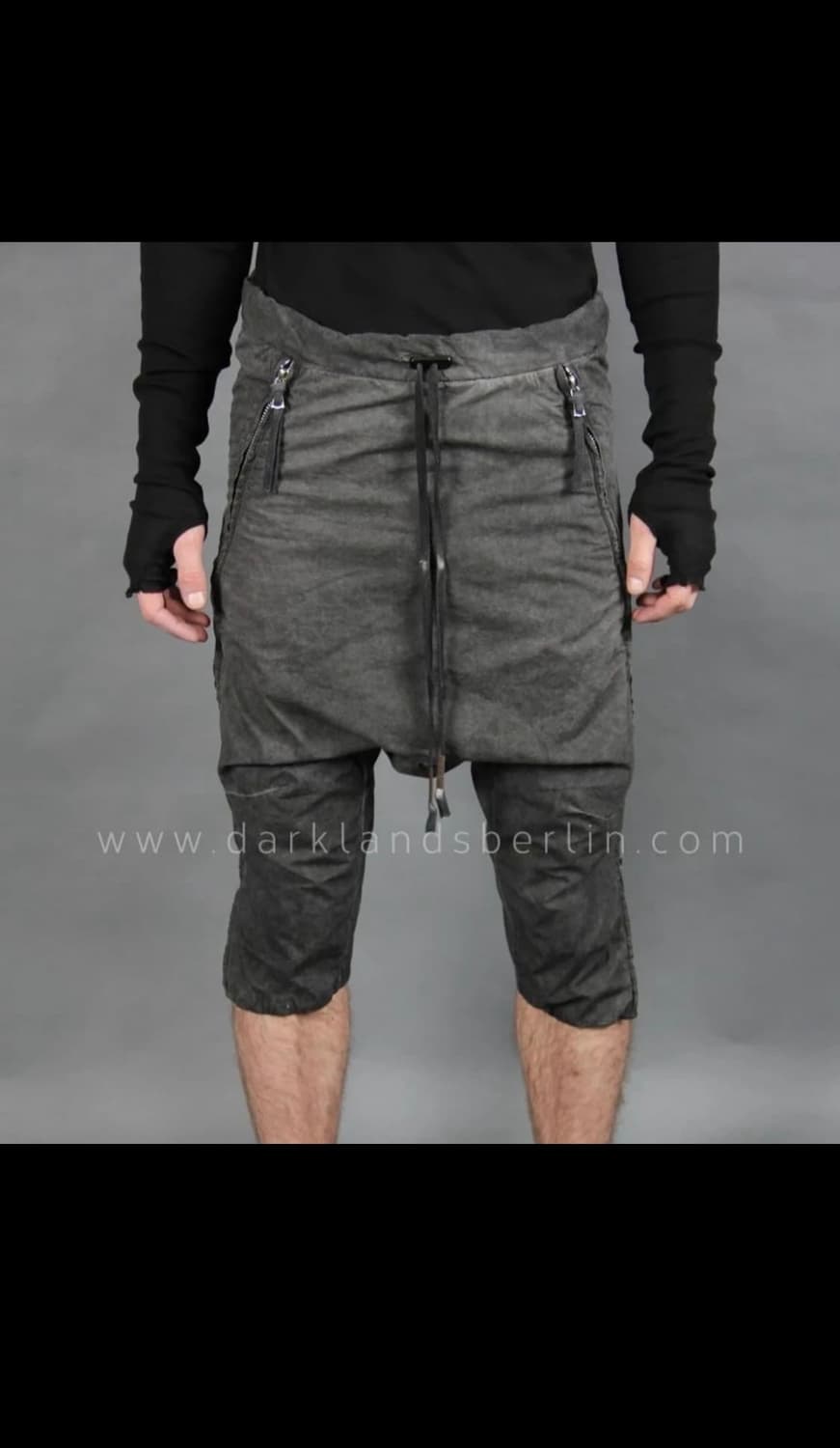 bbs ss16 side zip drop crotch shorts 상품이미지1
