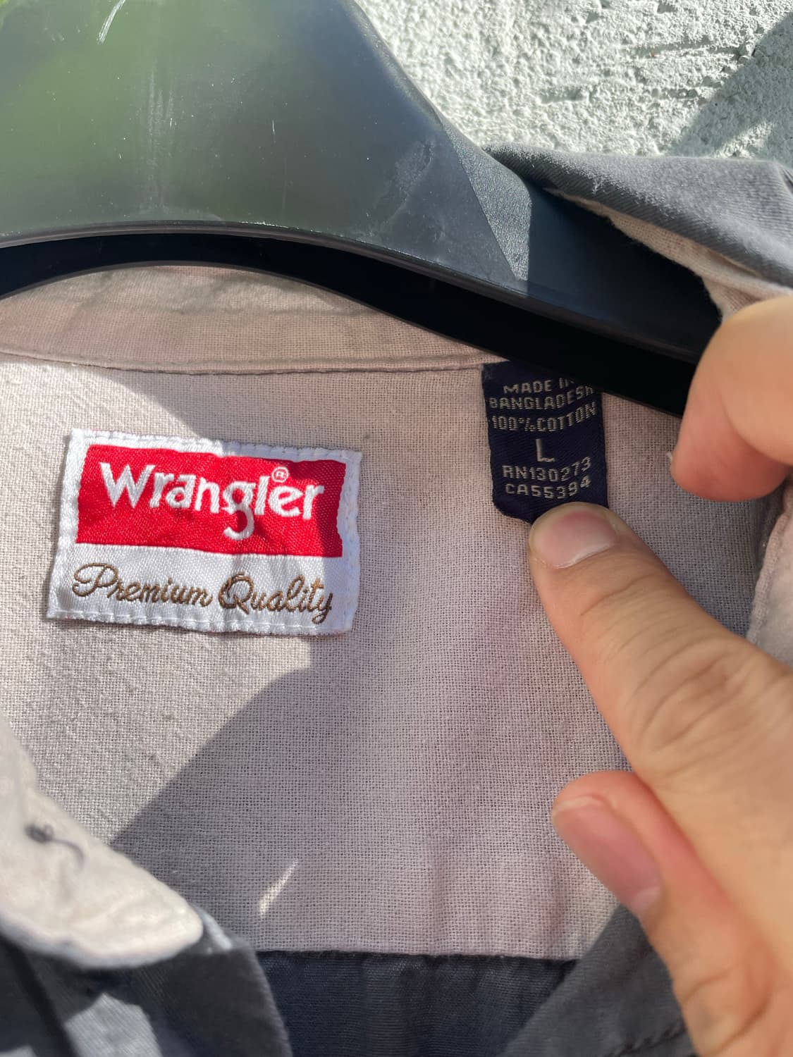 Wrangler work 1/2 shirt (gray) 상품이미지2