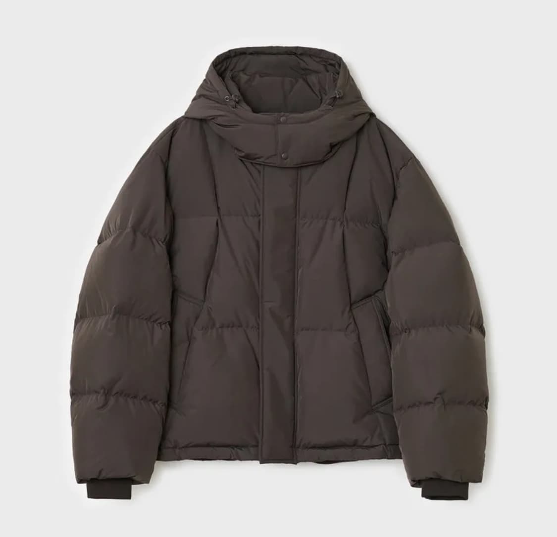 벨리에 크로스라인 구스 다운 딥브라운 (105) 상태 최상 상품이미지5