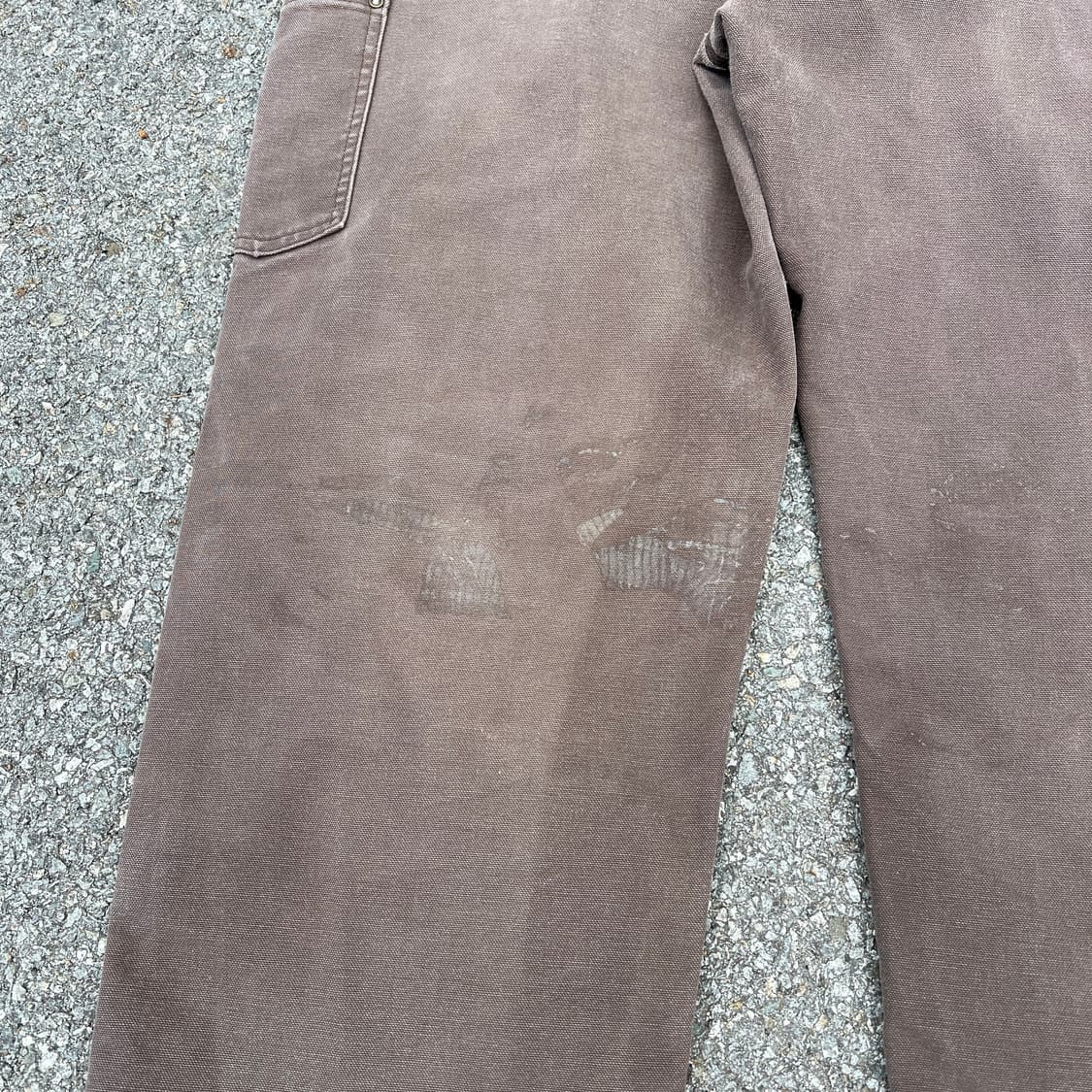 [38] 00s 칼하트 더블니 다크브라운 하드 페이드 상품이미지7