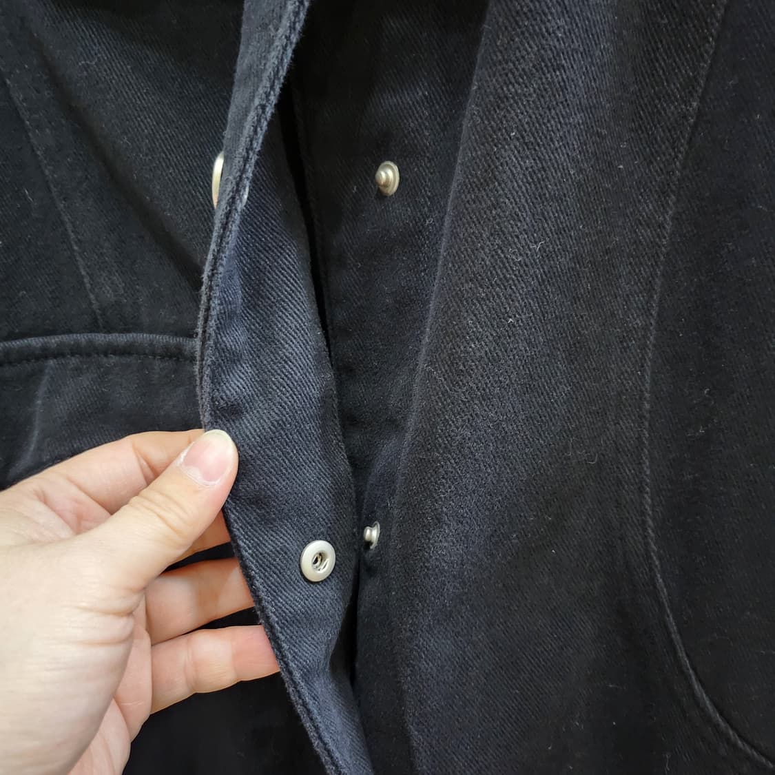 제시뉴욕 블랙 데님 자켓 상품이미지5