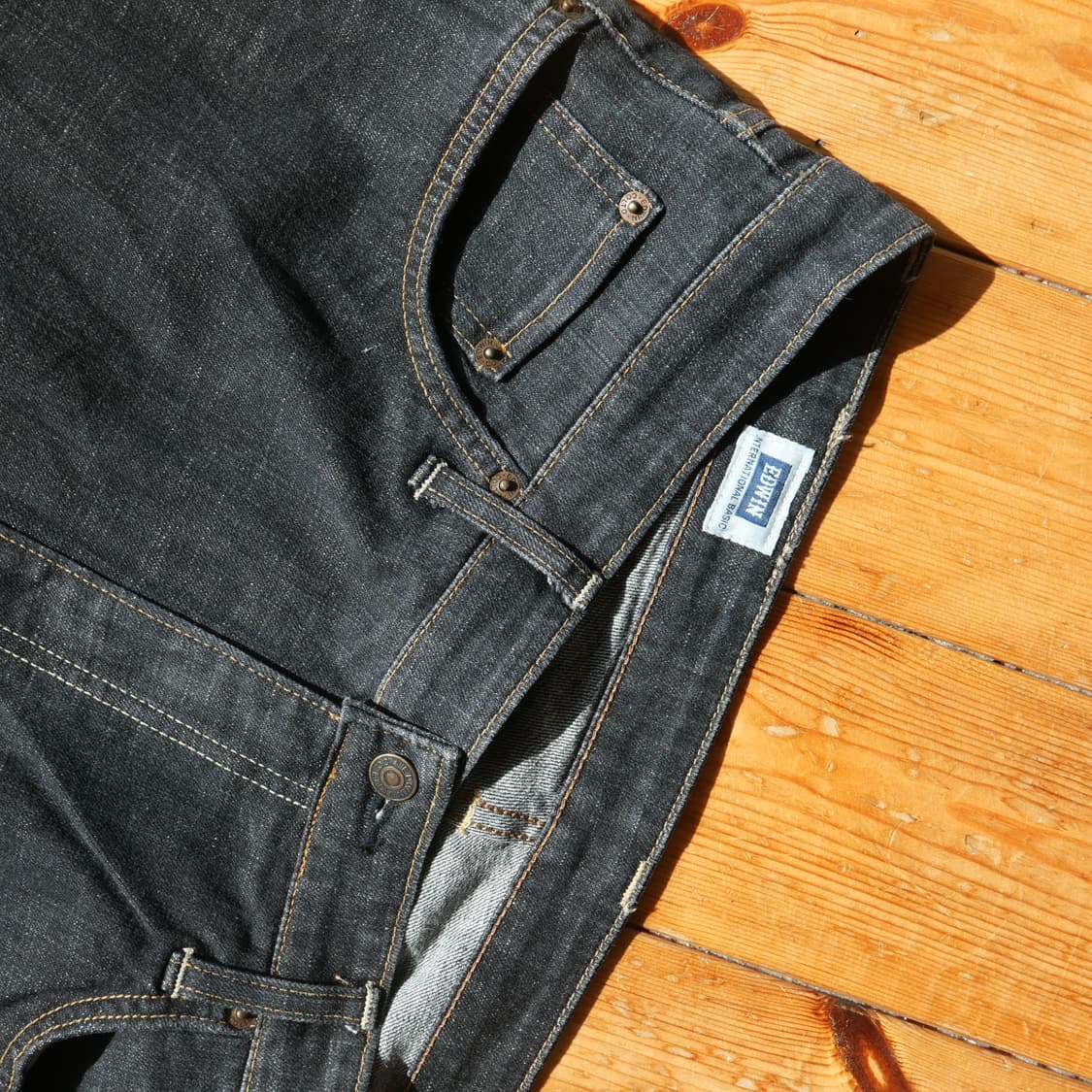 에드윈 F404 블랙 스트레치 데님 (Japan / 스판 혼방) 상품이미지3