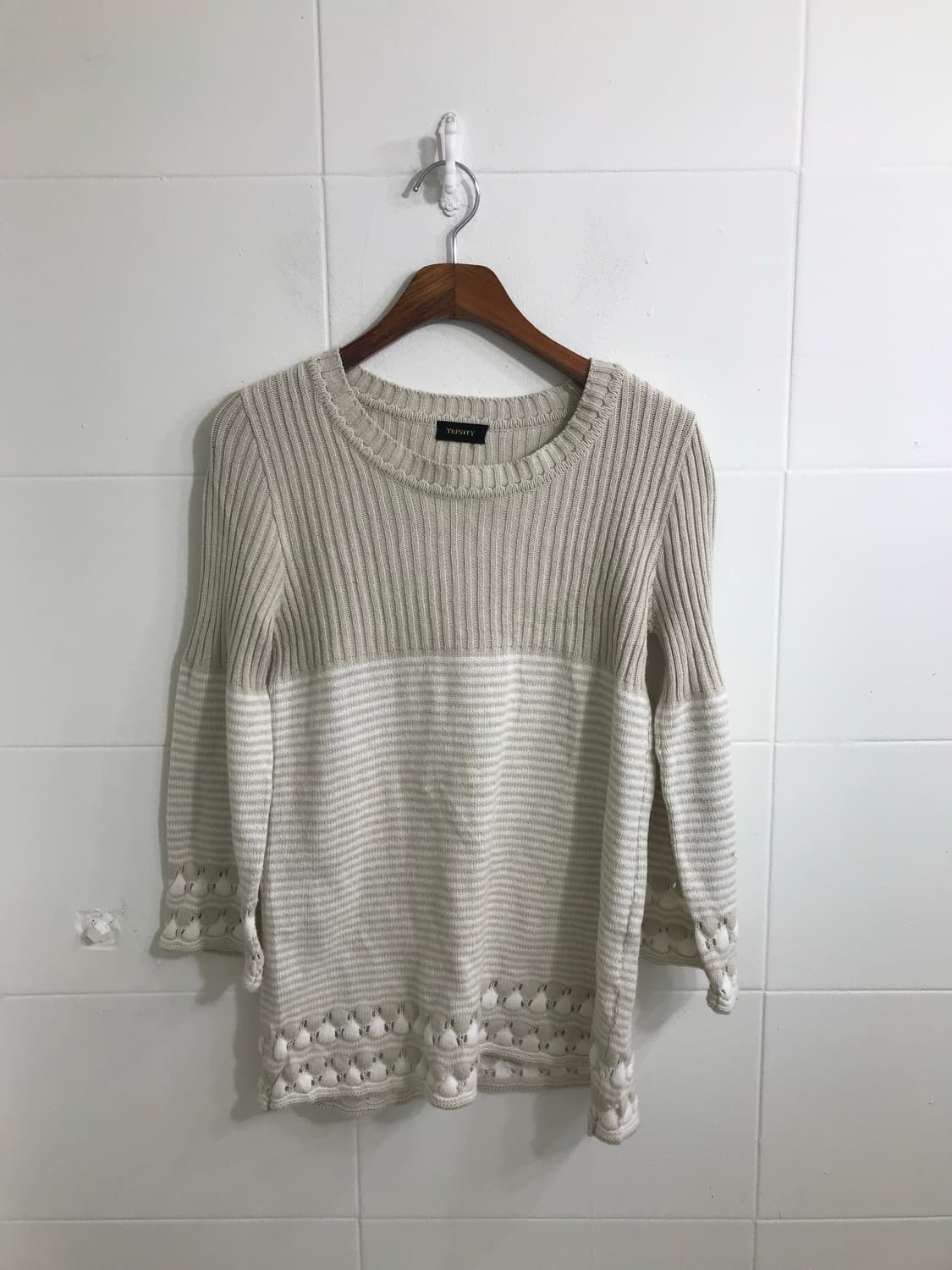 핑크 아이보리 하구미 떡볶이 무스탕 겨울 코디세트 상품이미지5