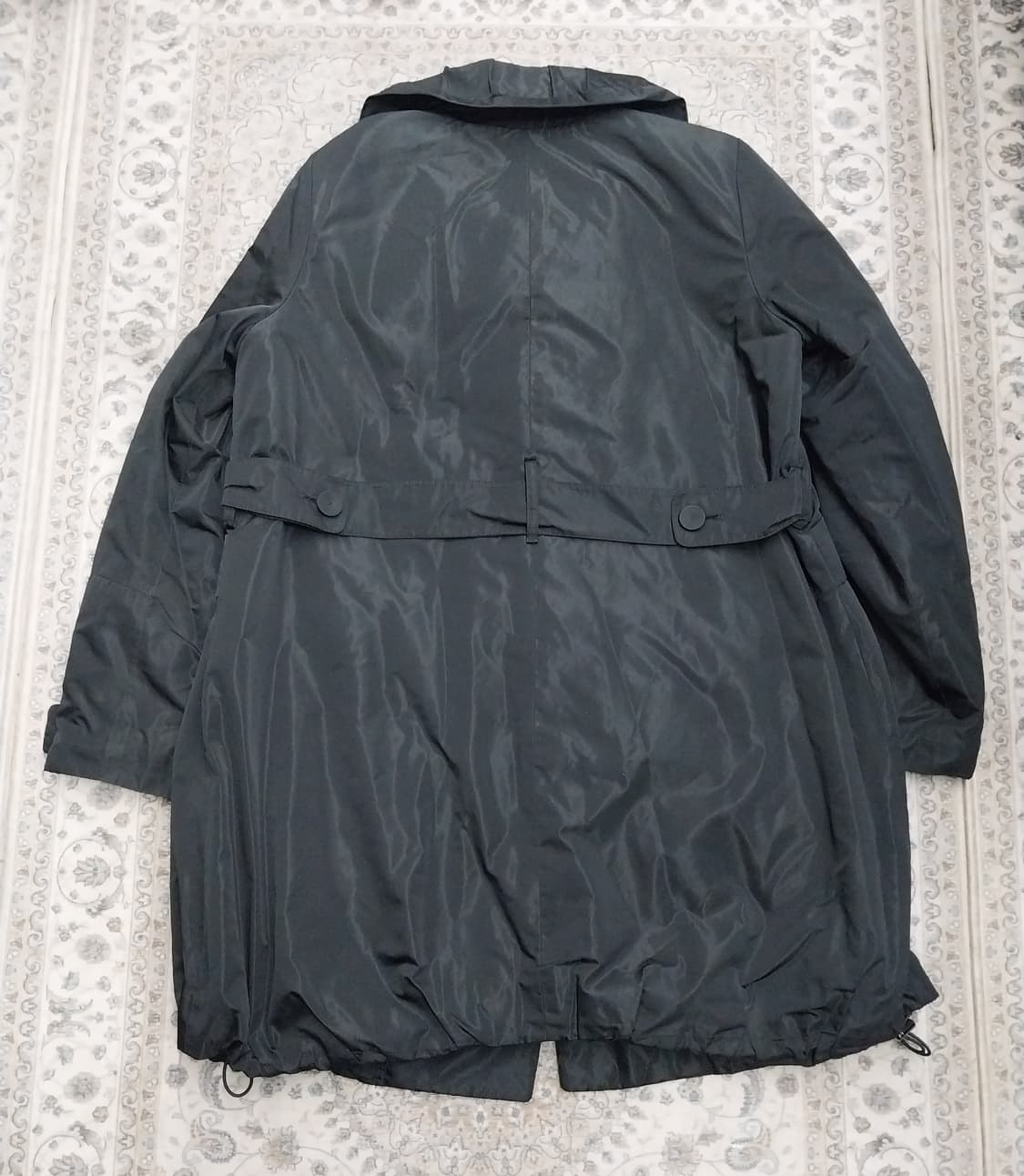 IZZAT BABA 블랙 여성 경량 트렌치코트(55반-66까지) 상품이미지2