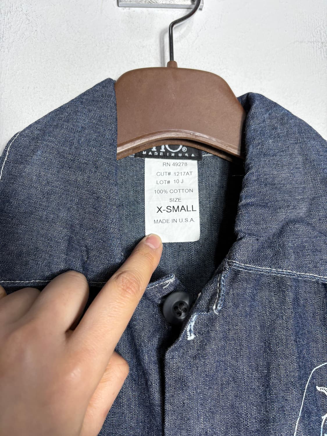 Gunh ho usa 샴브레이 셔츠 상품이미지4