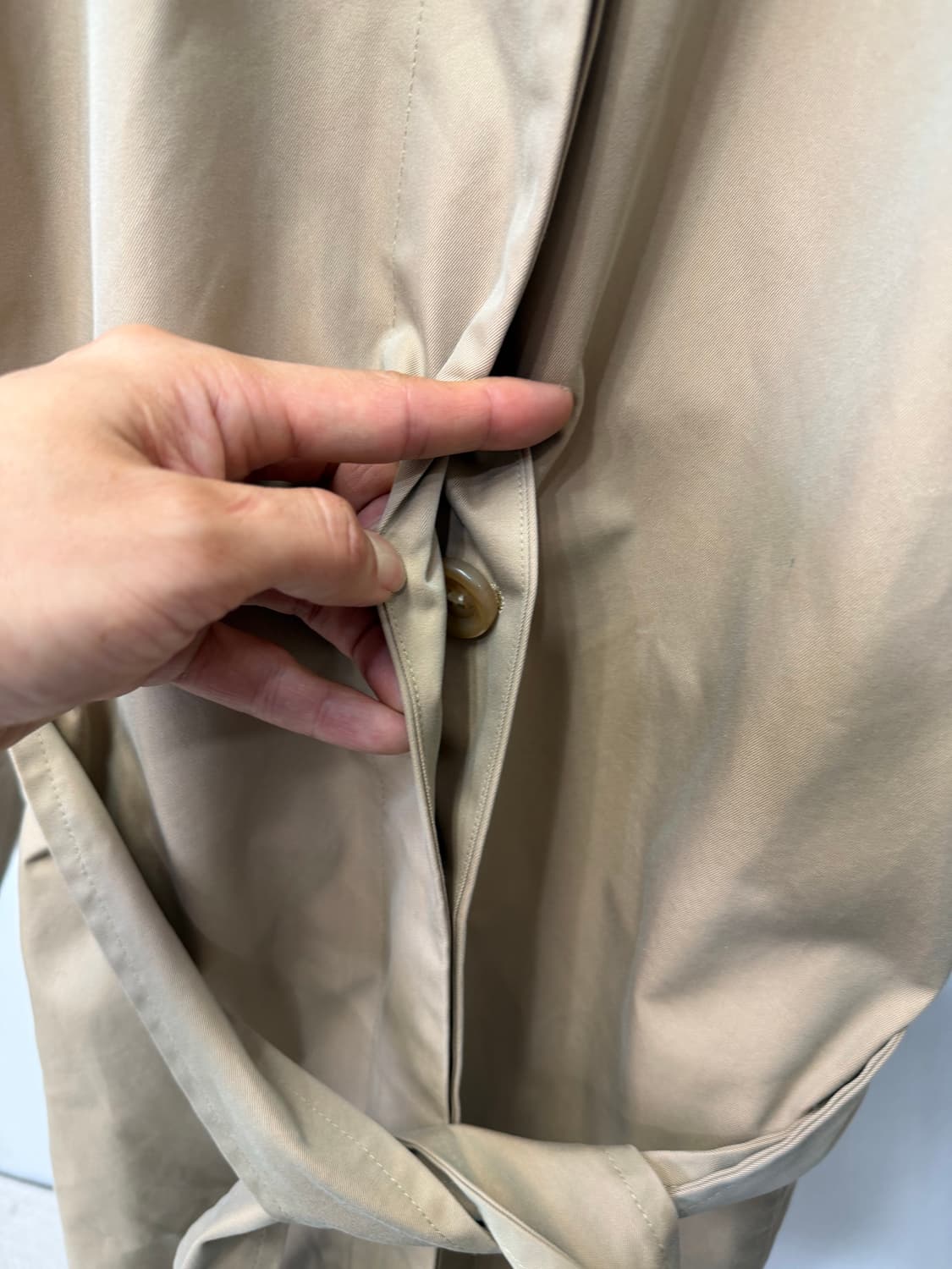 정품) maje 마쥬 베이지 트렌치 코트 38 상품이미지4