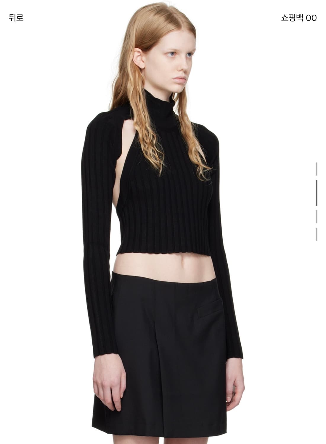 Eytys 블랙 로미 터틀넥 탑 상품이미지2