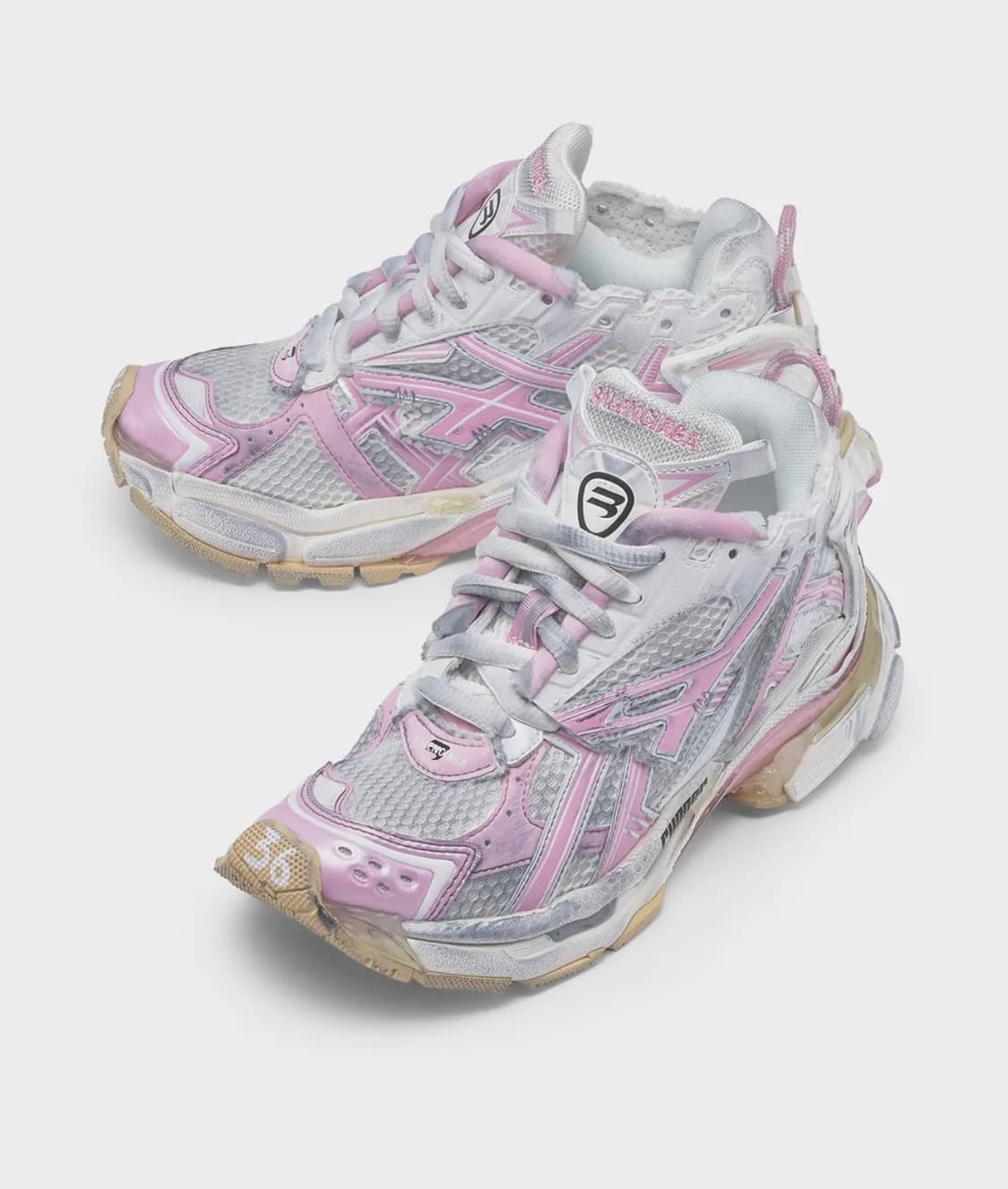 발렌시아가 러너 화이트 핑크 36 상품이미지1