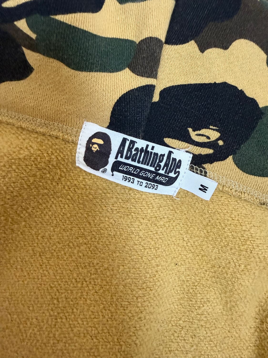 베이프 정품 키티 콜라보 후드집업 황계 상품이미지4