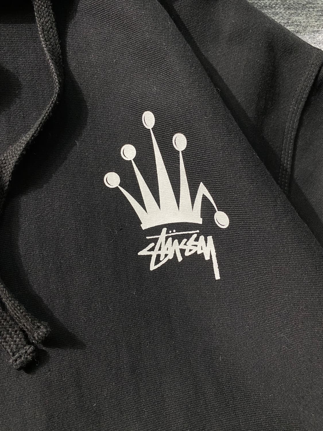 [M] Stussy 스투시 헤비웨이트 크라운 로고 후디 상품이미지5