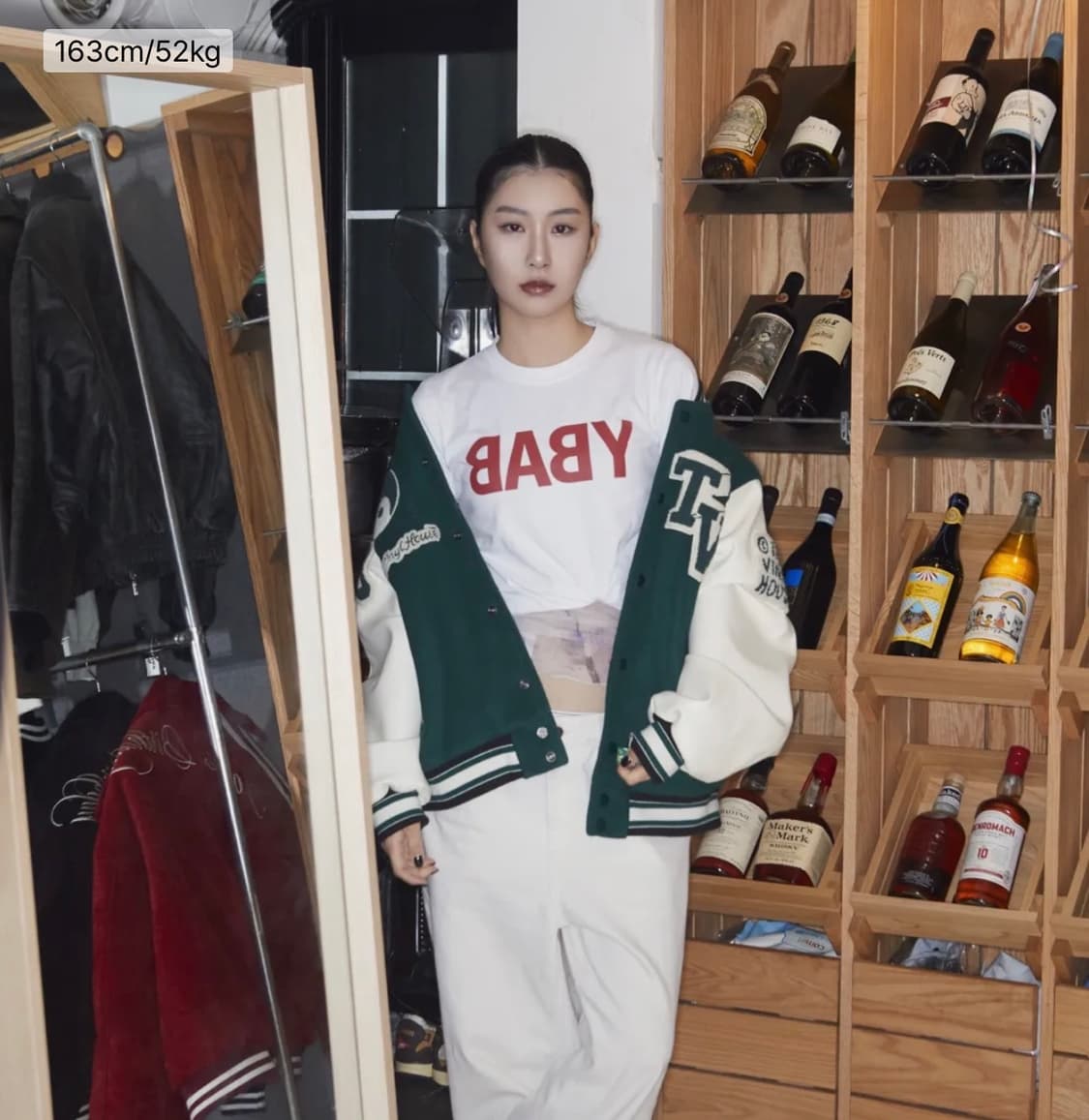 톰스벌스데이 베이비 하프 티셔츠 화이트 상품이미지2