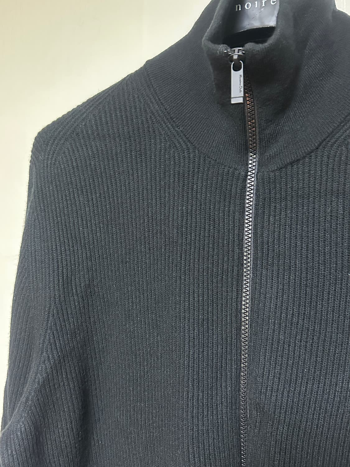 마시모두띠 풀집업 니트 가디건 L/블랙 상품이미지3