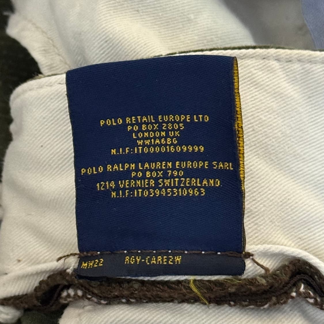 폴로 랄프로렌 코듀로이 팬츠 36 상품이미지8