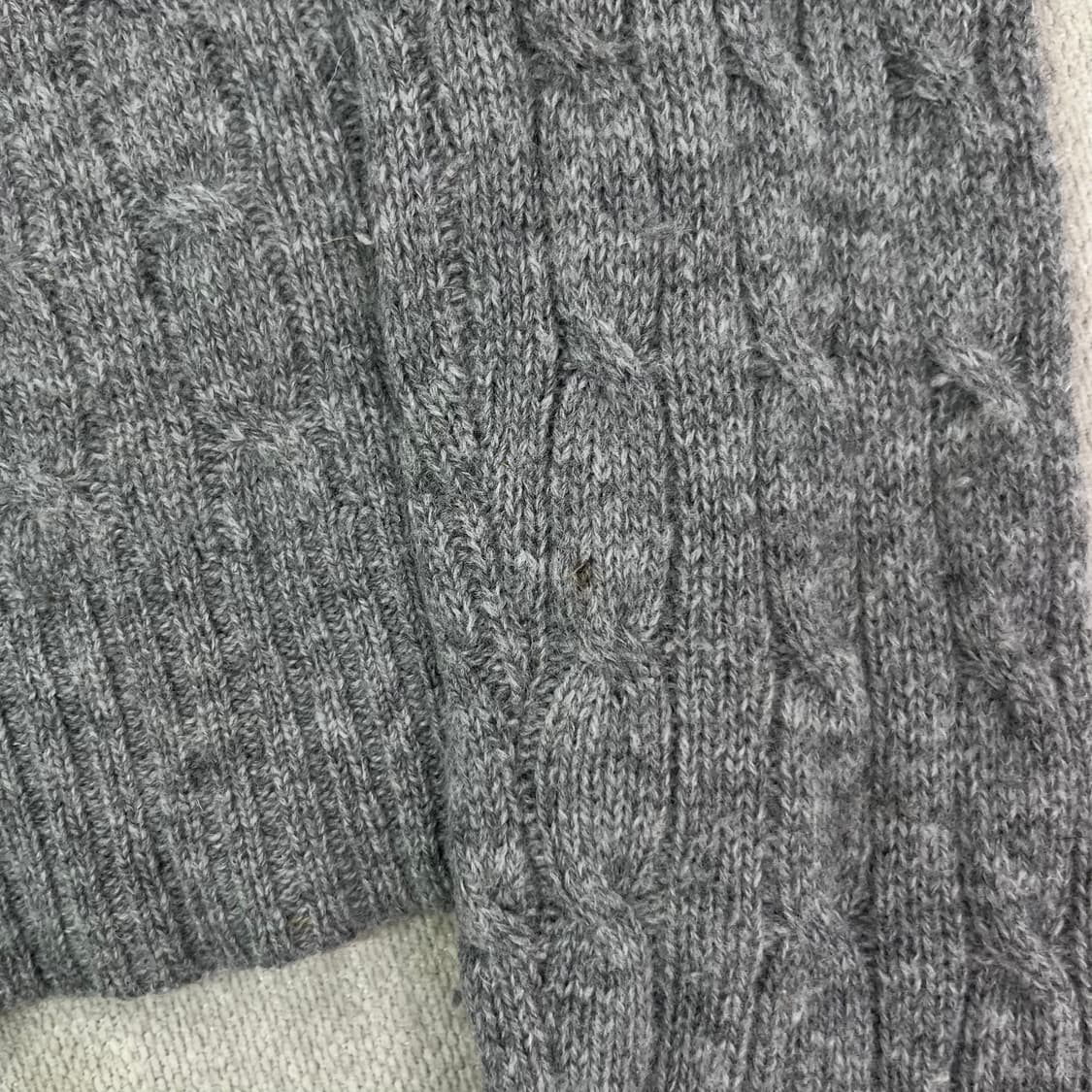 W 95 폴로랄프로렌 스포츠 램스울 꽈배기 니트 상품이미지5