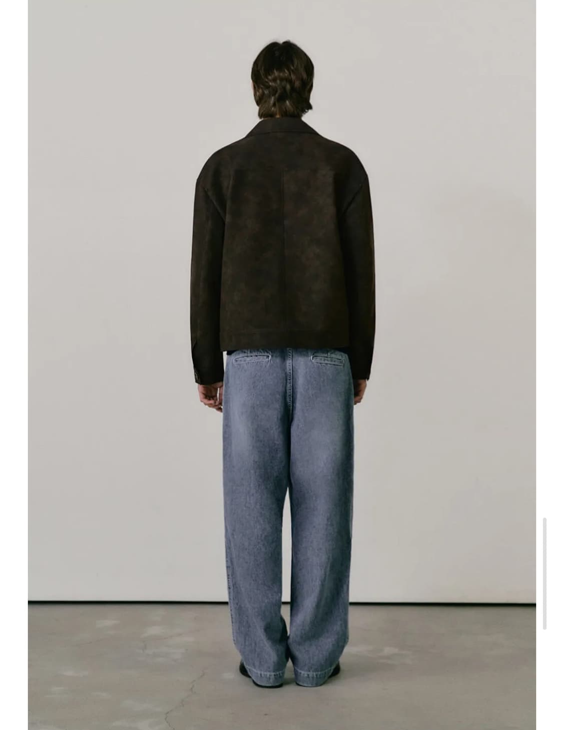 [새상품] 아르반 투 턱 데님 팬츠 블루그레이 2사이즈(m사이즈) 상품이미지9