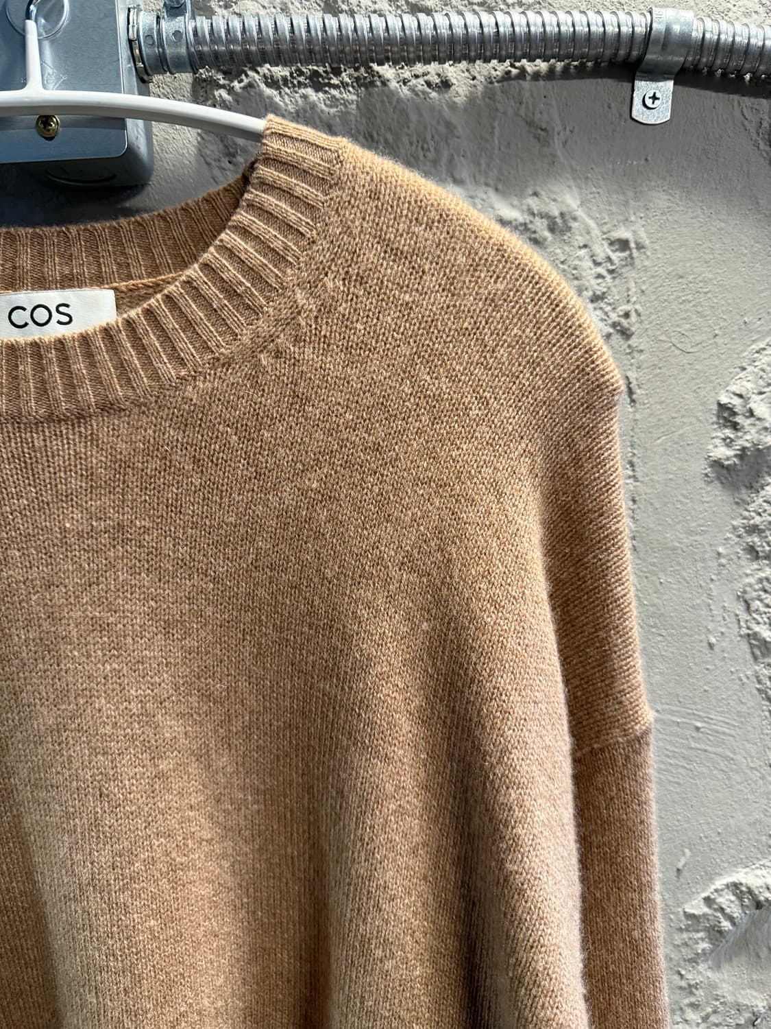 코스 COS 100% 캐시미어 오버핏 니트 베이지 S 상품이미지3