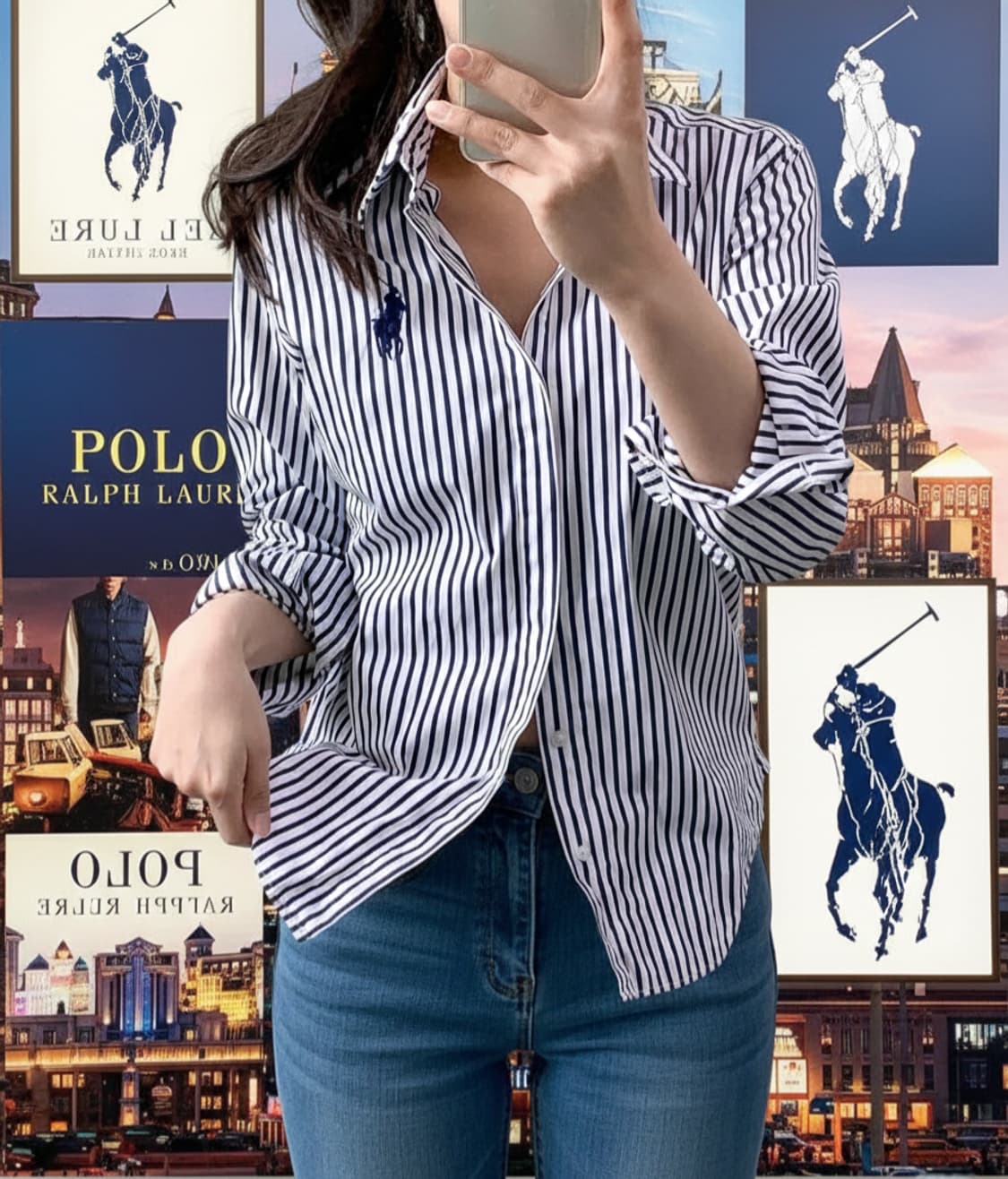 66.폴로 빅포니 스트라이프 셔츠  상품이미지7