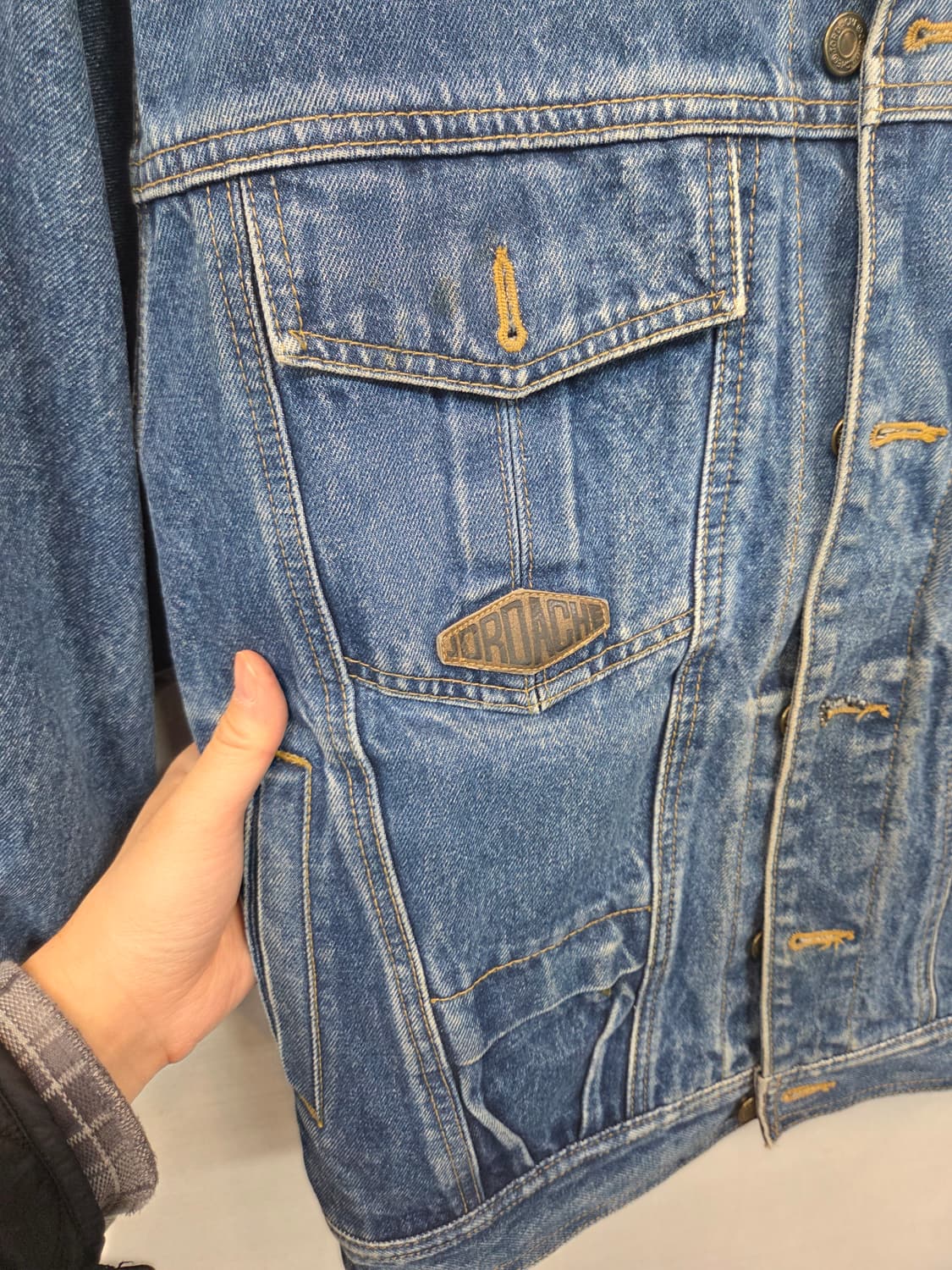 조다쉬 반도패션 빈티지 올드스쿨 90s 셰르파 데님자켓 L 상품이미지6