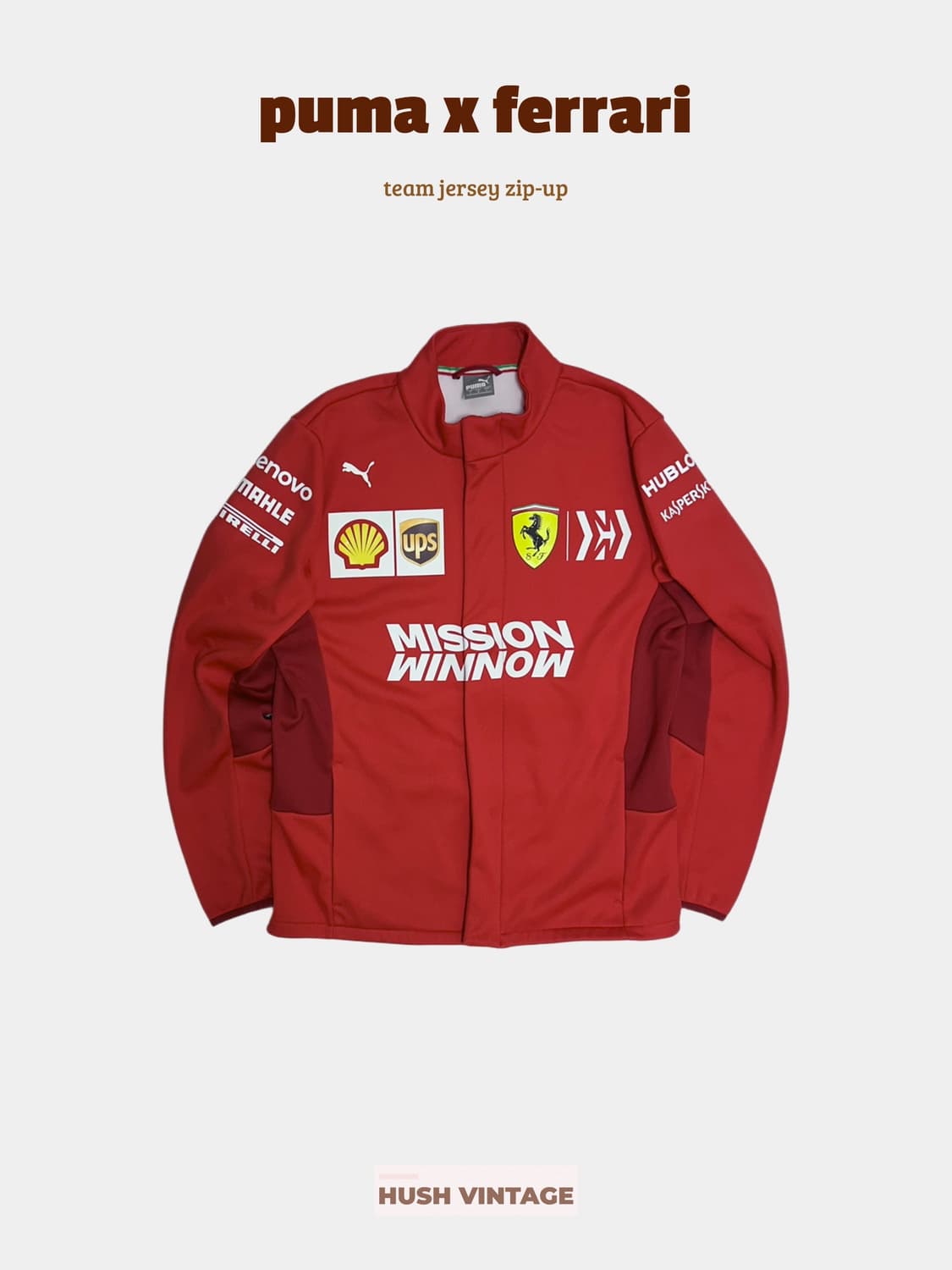 푸마 X 페라리 팀 져지 트랙자켓 레이싱 집업 상품이미지1