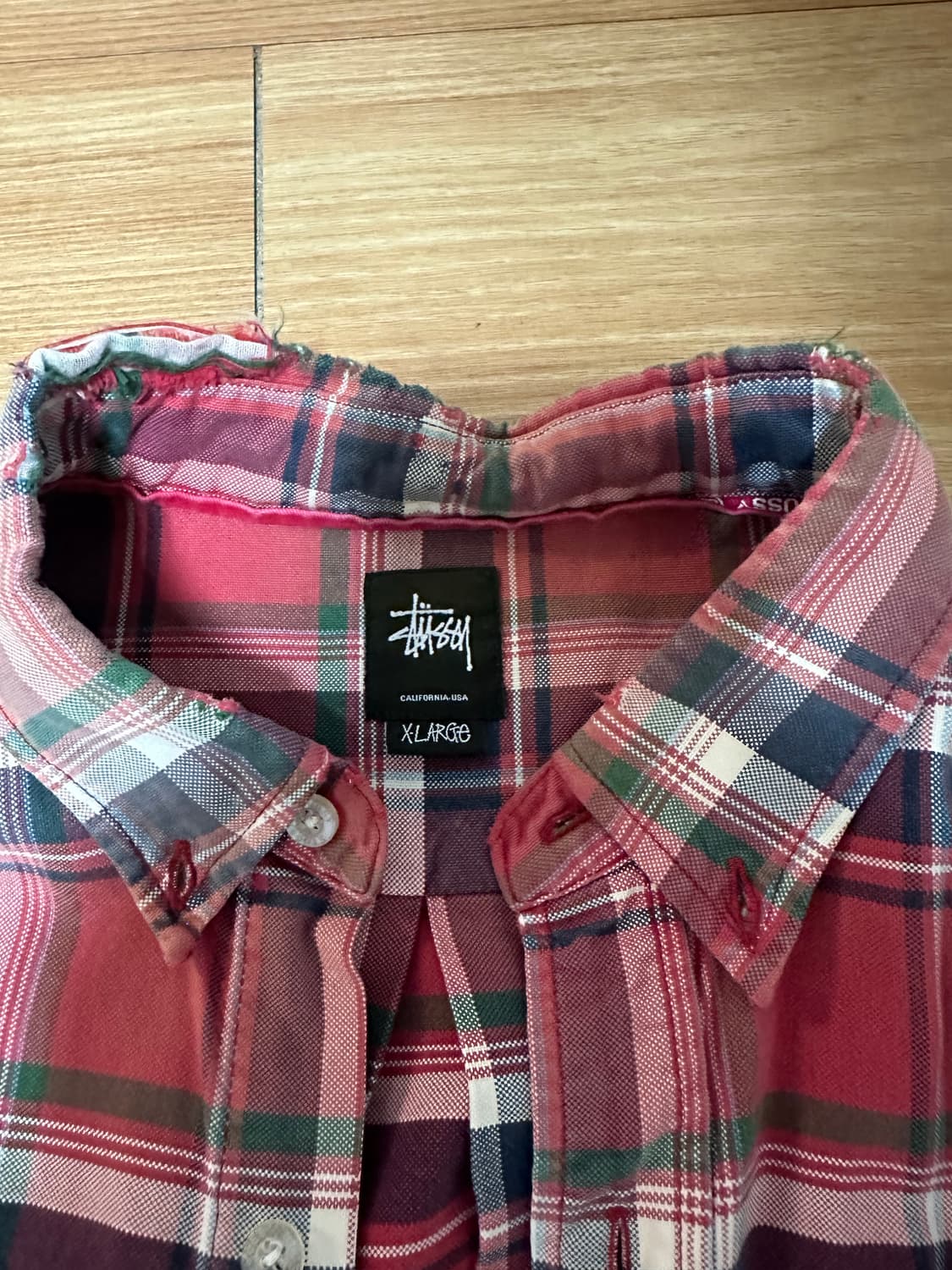 올드스투시 체크셔츠 상품이미지4