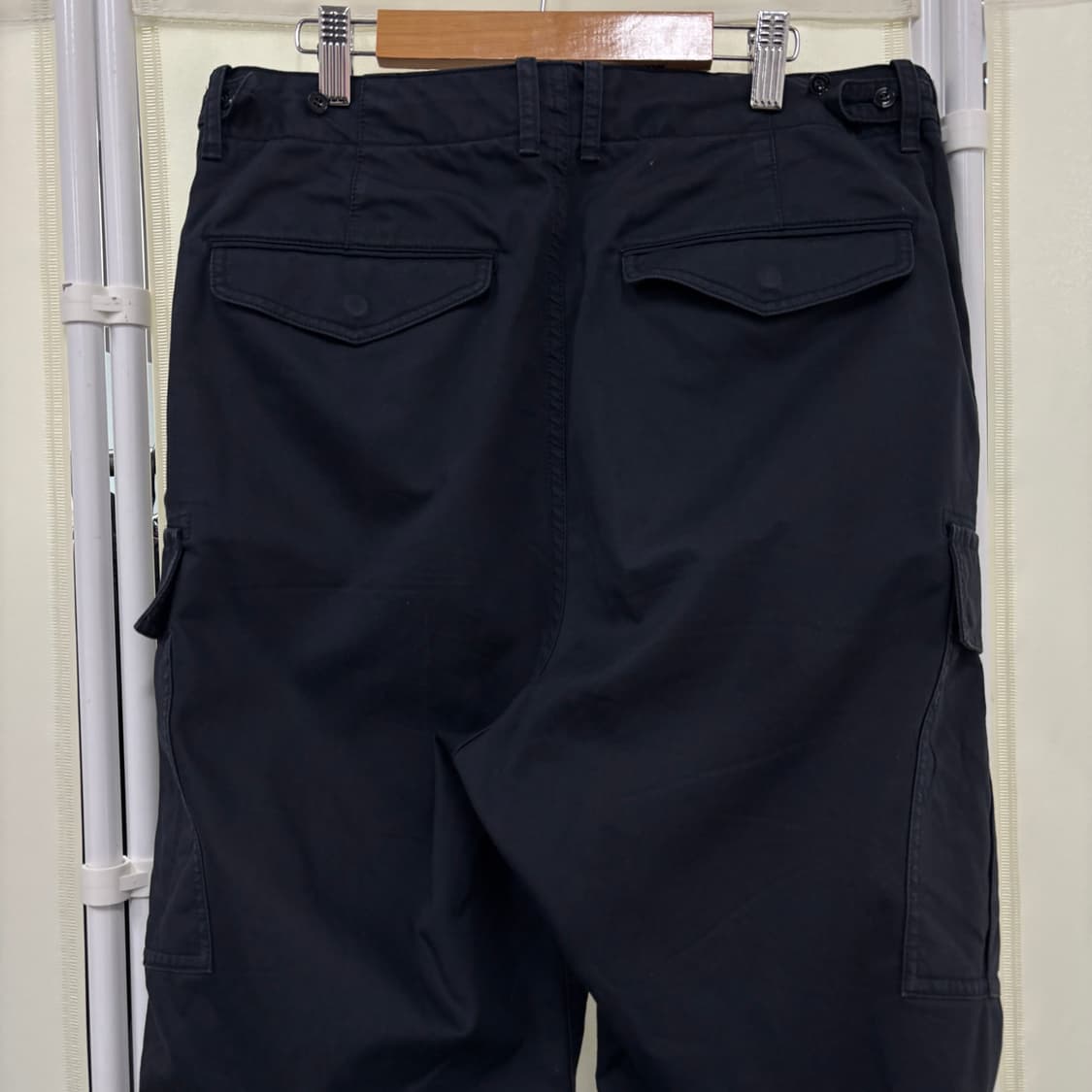 포터리 가먼트 워시드 카고 팬츠 네이비 2사이즈 상품이미지5