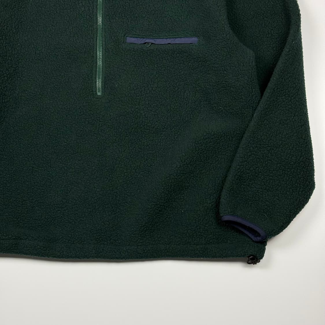 (115) 80s 엘엘빈 플리스 풀오버 다크그린 상품이미지5