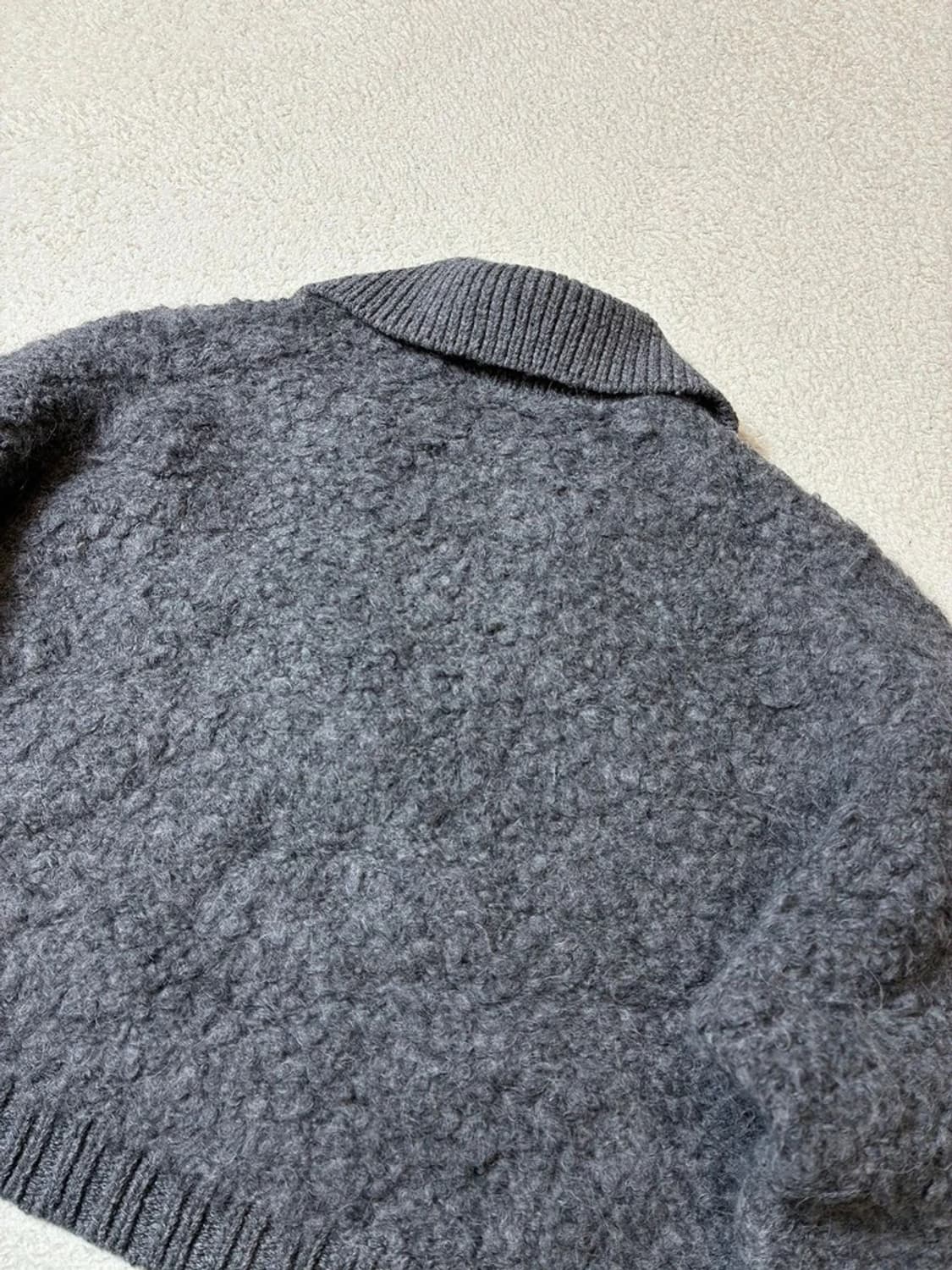 코스 COS 알파카 부클레 크롭 니트 PN7144 상품이미지5