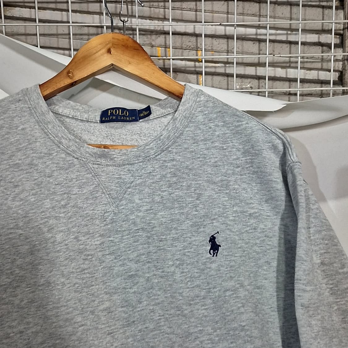 폴로 랄프로렌 그레이 맨투맨 상품이미지2