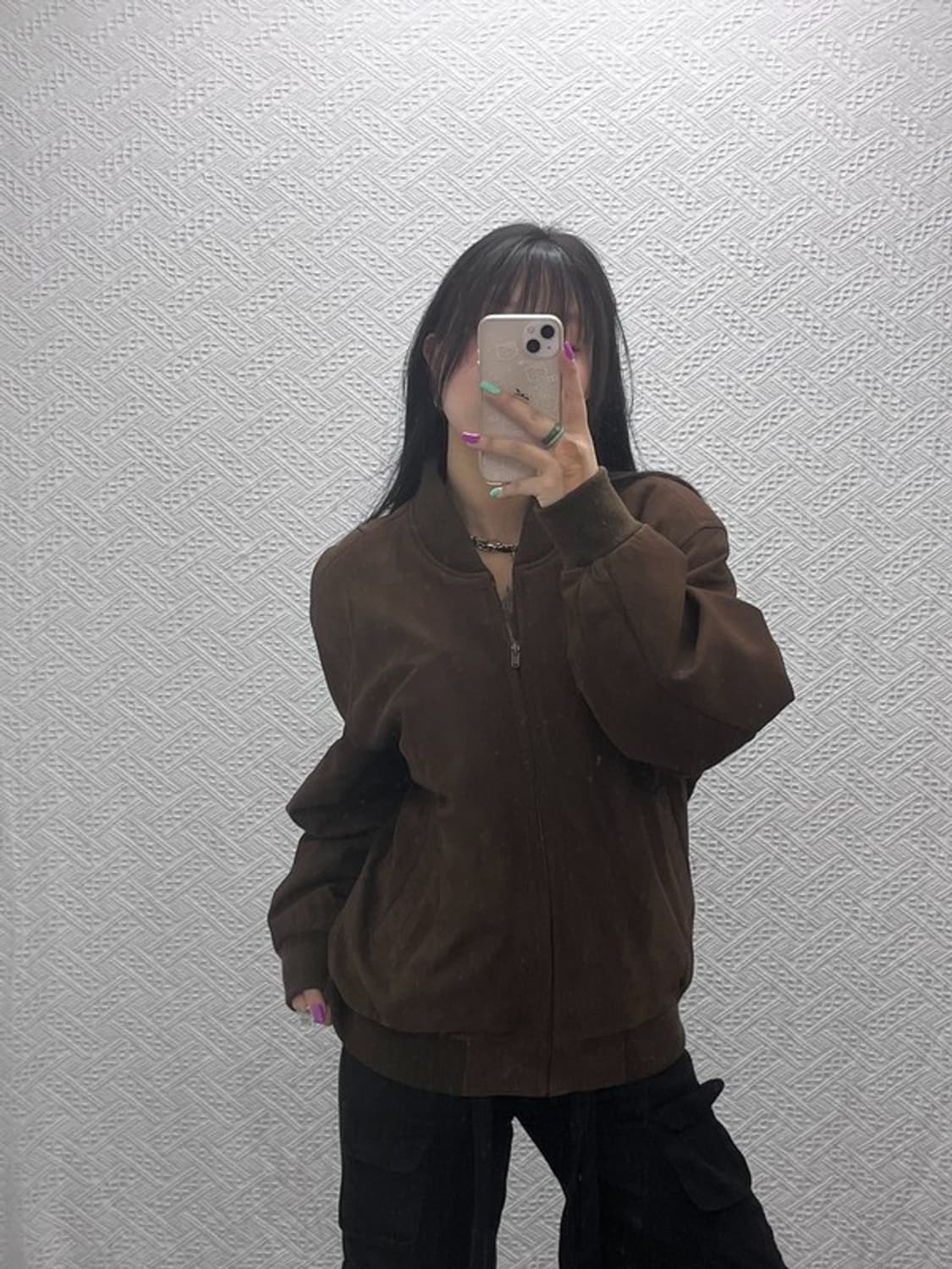 라코스테 컨트리 모던 시크 양가죽 블루종 자켓 100 C07386 상품이미지1