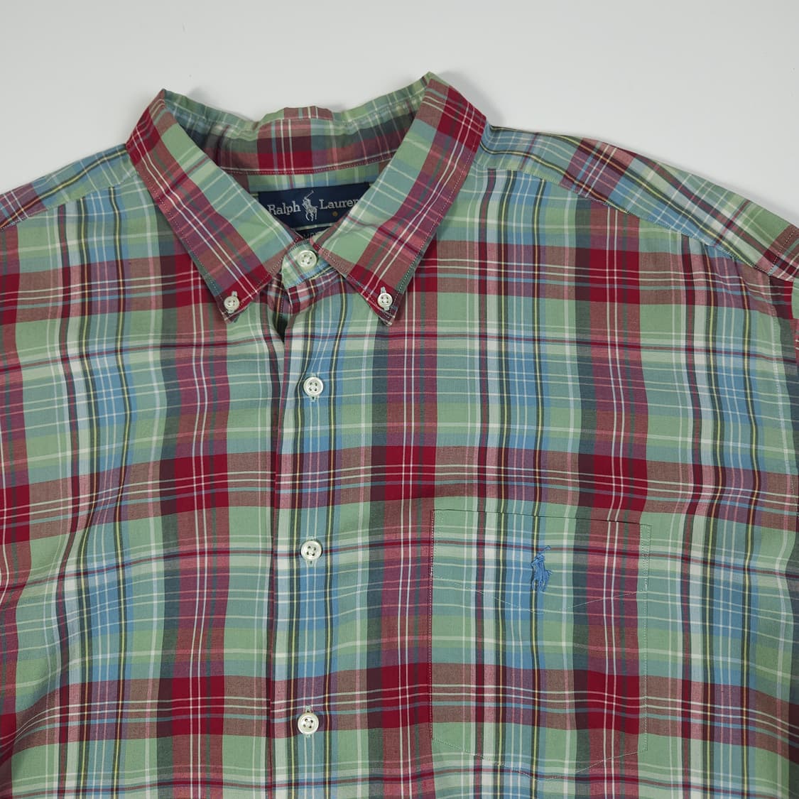 폴로 랄프로렌 오버핏 체크 셔츠 상품이미지2