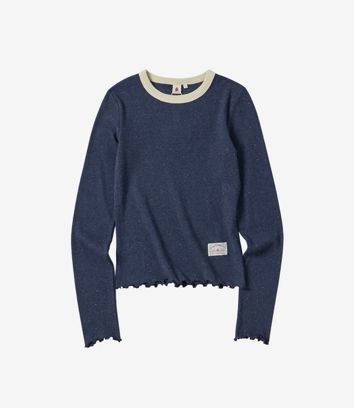 꼬모니노즈 레이어드 긴팔 티셔츠 네이비 free 상품이미지1