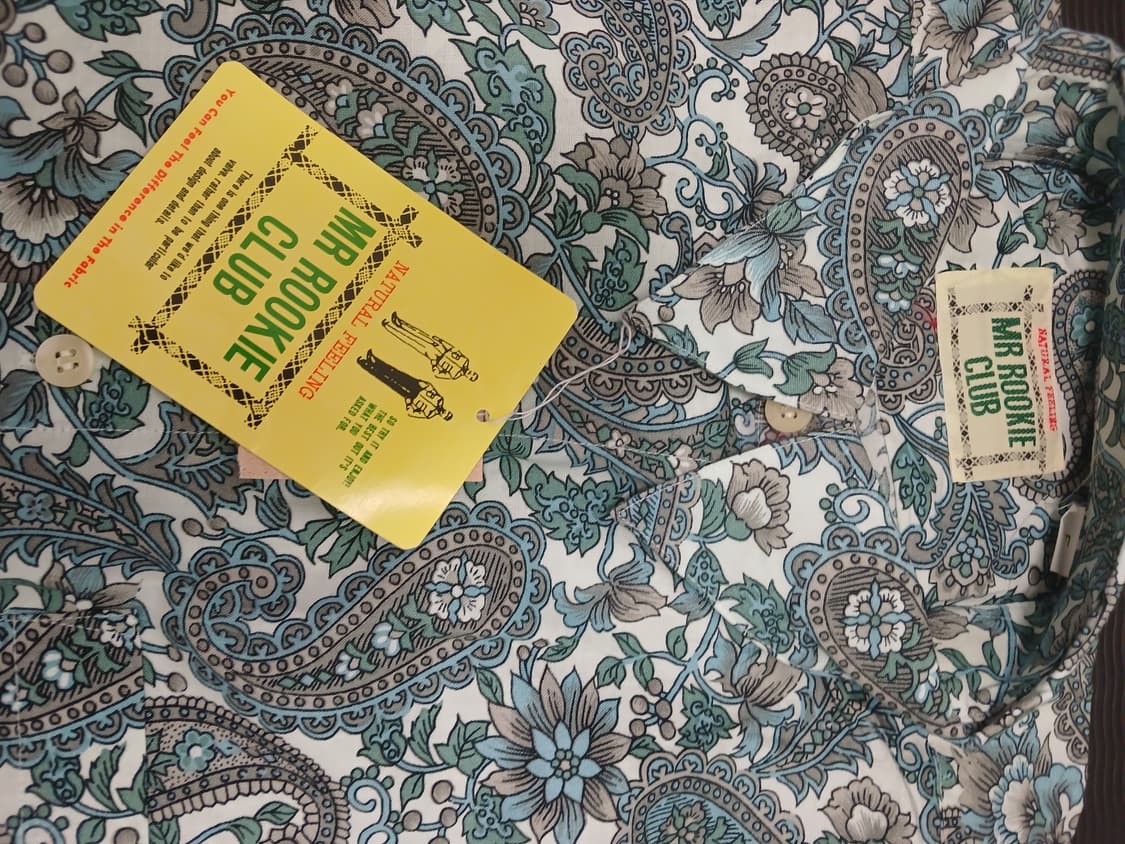 Mr rookie club 코튼 플라워 셔츠 상품이미지2