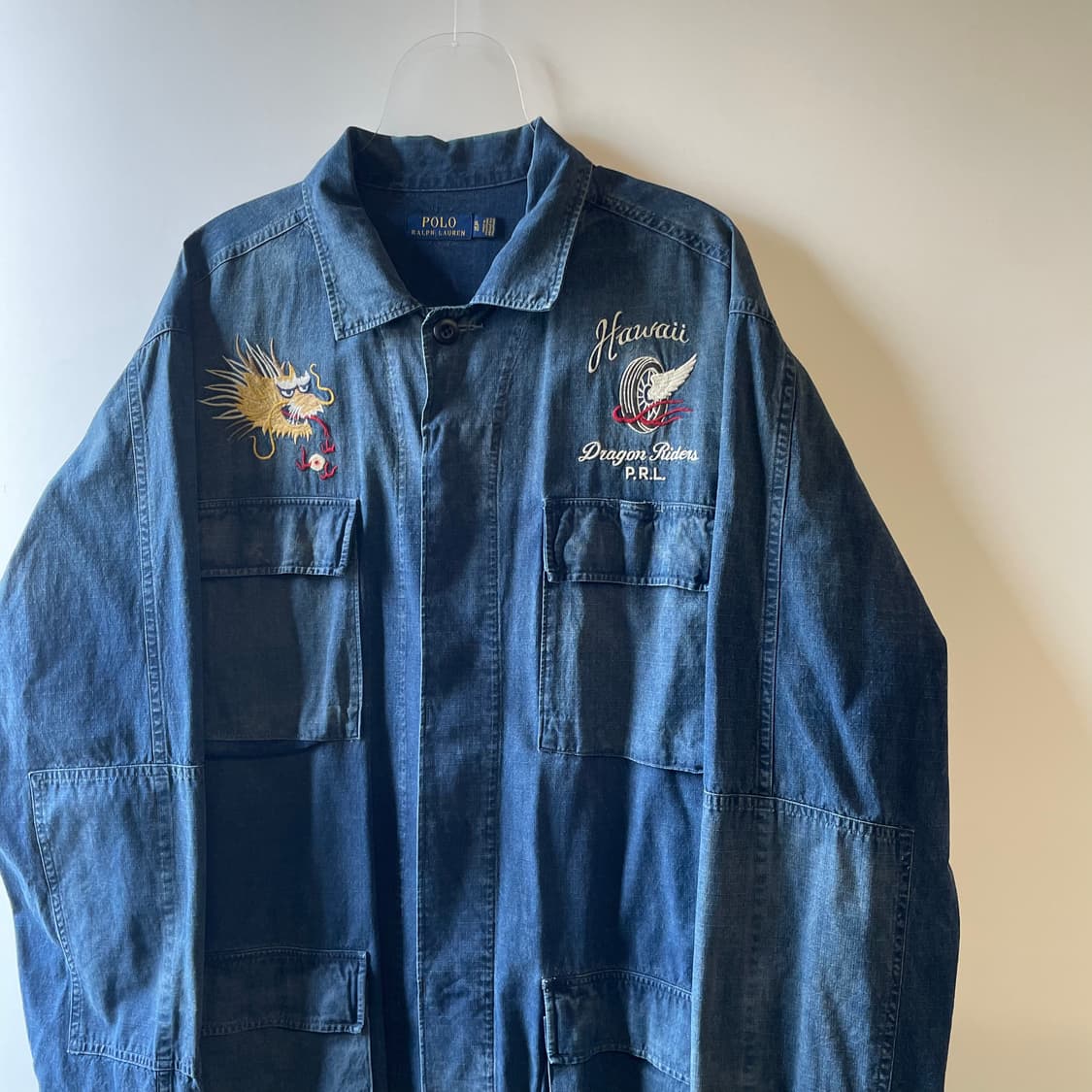 폴로 랄프로렌 드래곤 라이더스 자수 워크자켓 상품이미지4