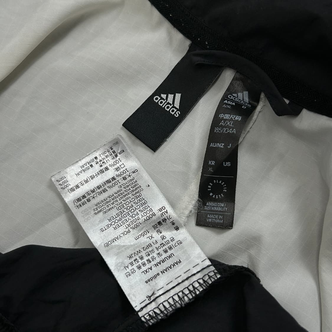 아디다스 오버핏 우븐 바람막이 XL   상품이미지6