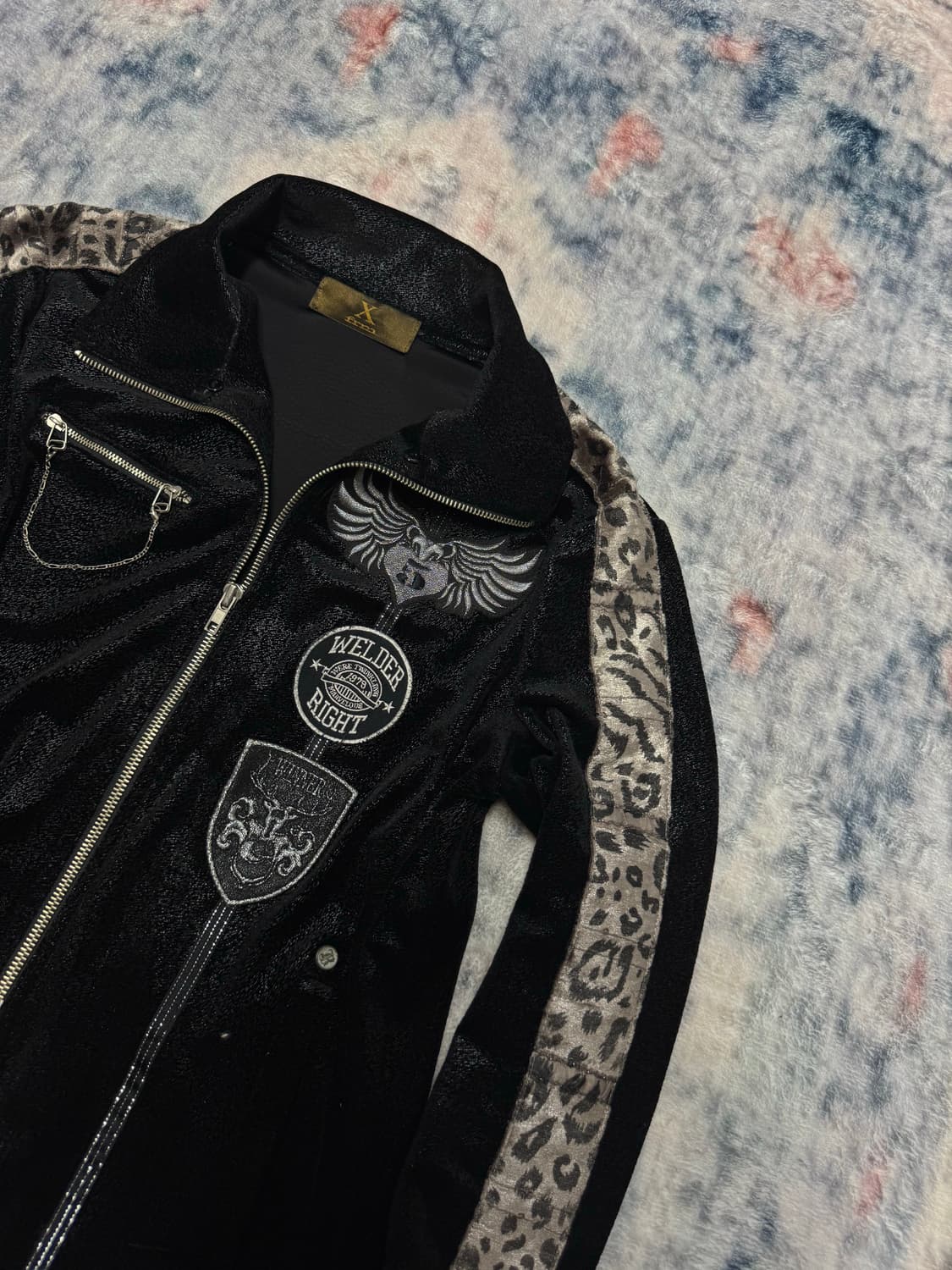 Xfrm 00s archive swarovski skull velour  상품이미지4