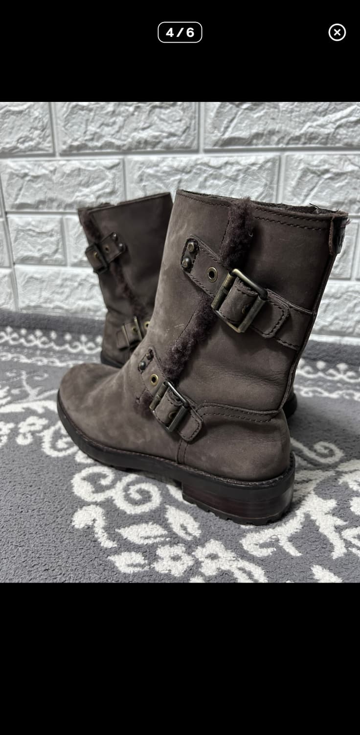 어그 버클 스트랩 스웨이드 부츠 상품이미지4