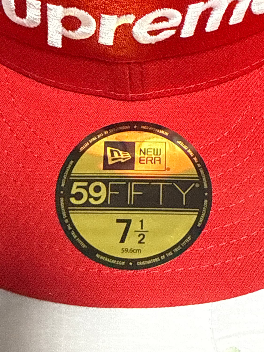 Supreme x New Era Rings Box Logo 스냅백 상품이미지3