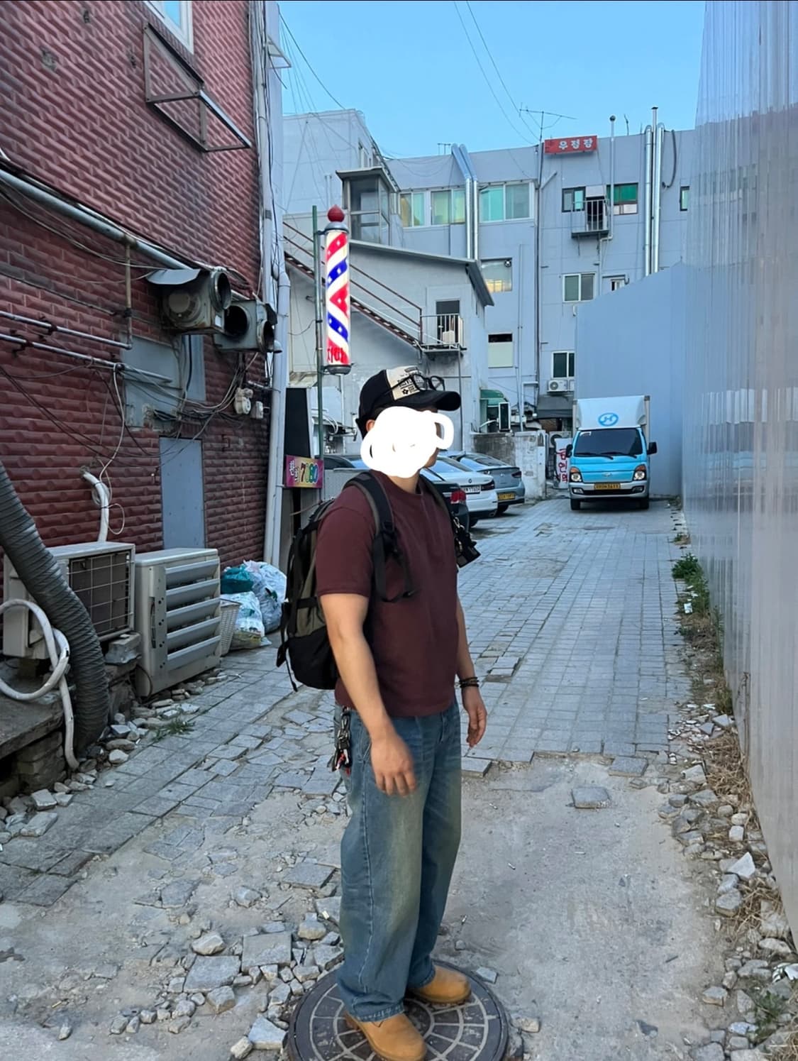 디키즈 워시드 와이드 데님 팬츠 상품이미지3