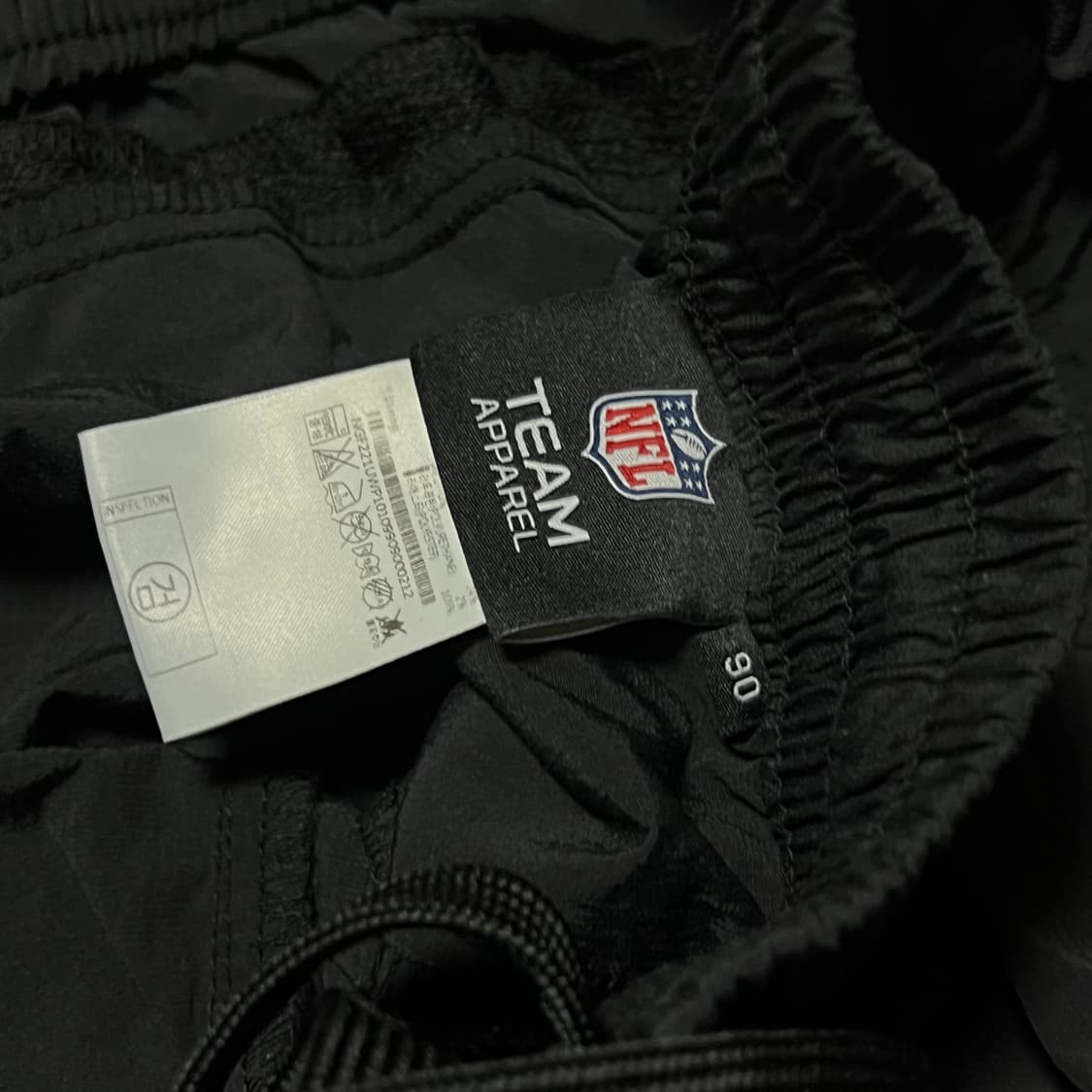 NFL 나일론 조거팬츠 90 블랙 트레이닝복 우븐 바람막이 상품이미지2
