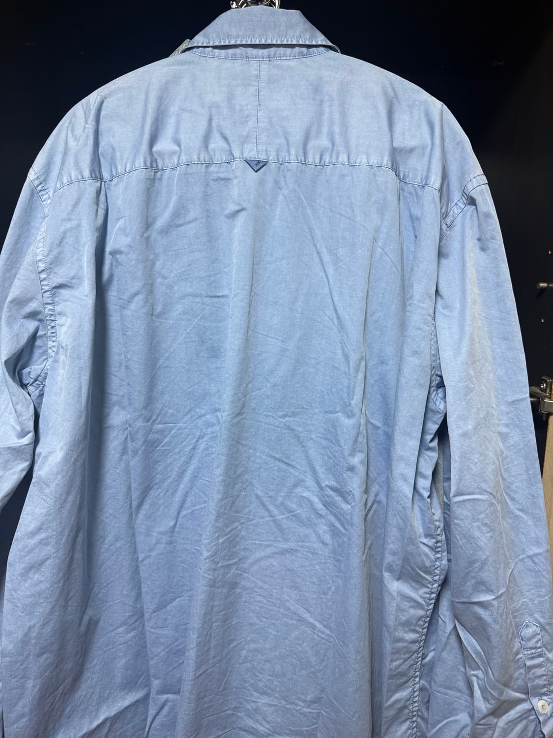 이얼즈어고 사틴 타입라이터 오버다이드 셔츠 상품이미지3