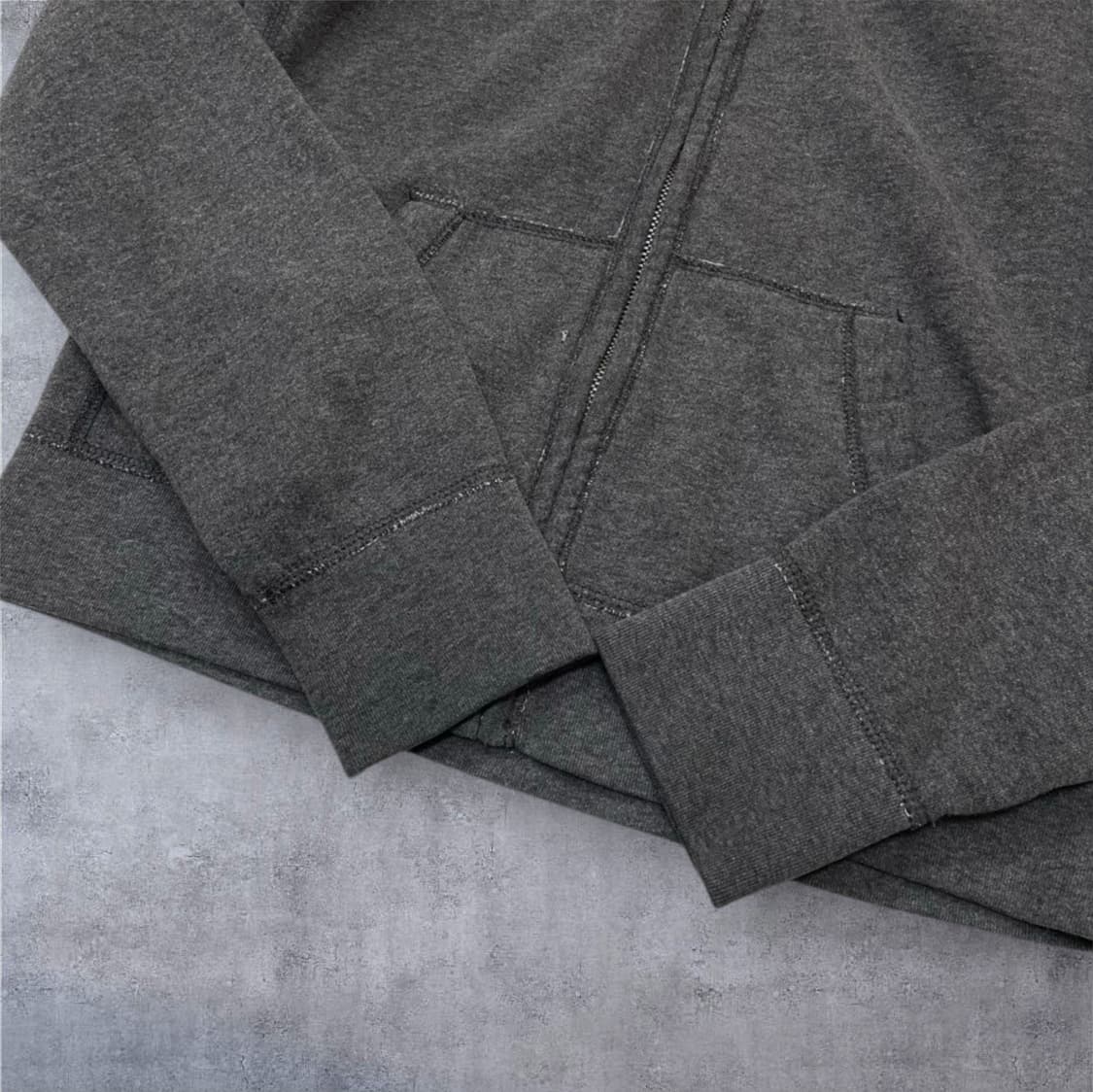 홀리스터 Hollister 진그레이 스펠아웃 기모 후드집업 L 상품이미지5